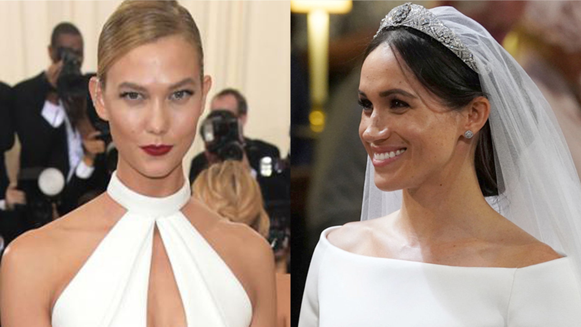Karlie Kloss says she wants to look Meghan Markle on her wedding day.