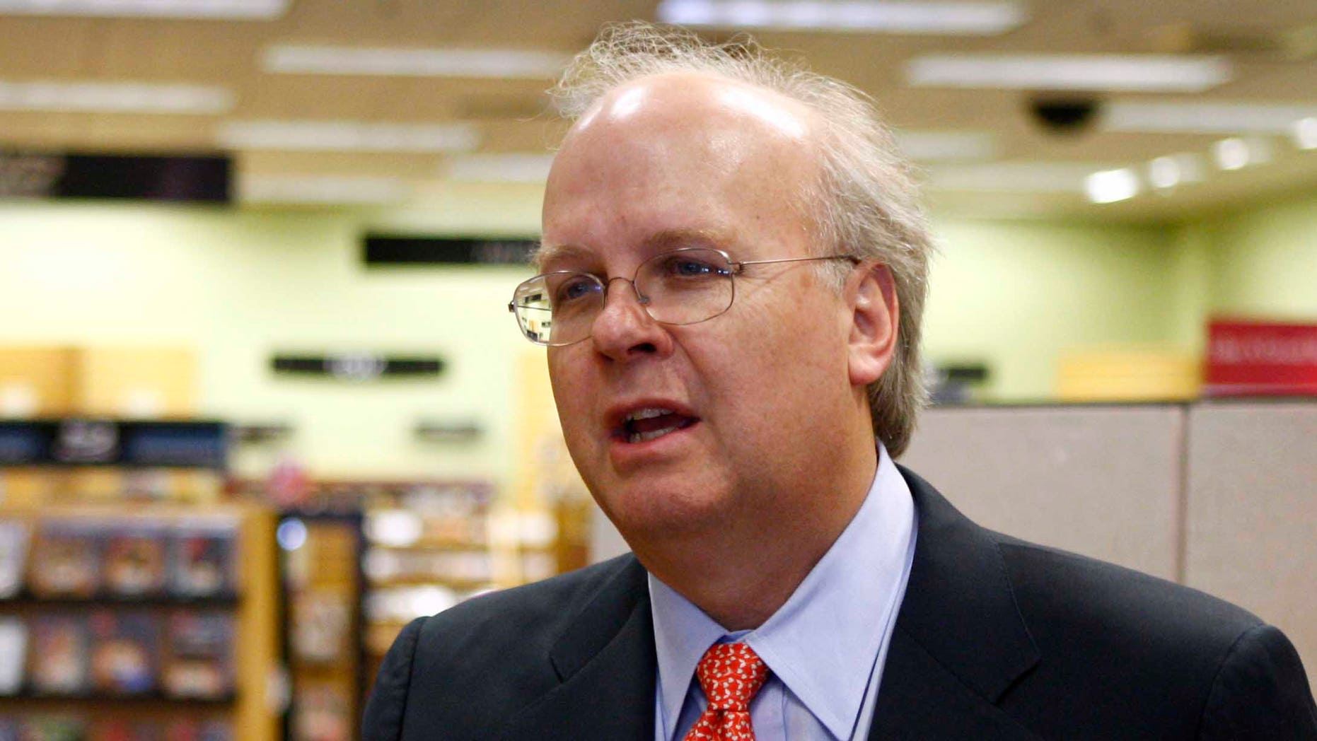 May 17, 2010: Former White House adviser Karl Rove in Oklahoma City. Rove along with, Ed Gillespie established American Crossroads and Crossroads GPS, two Republican fundraising organizations. (AP).