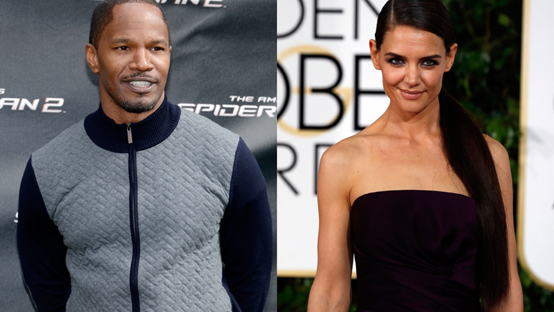 Jamie Foxx and Katie Holmes were spotted out on a dinner date in New York City despite rumors that the couple had broken up.