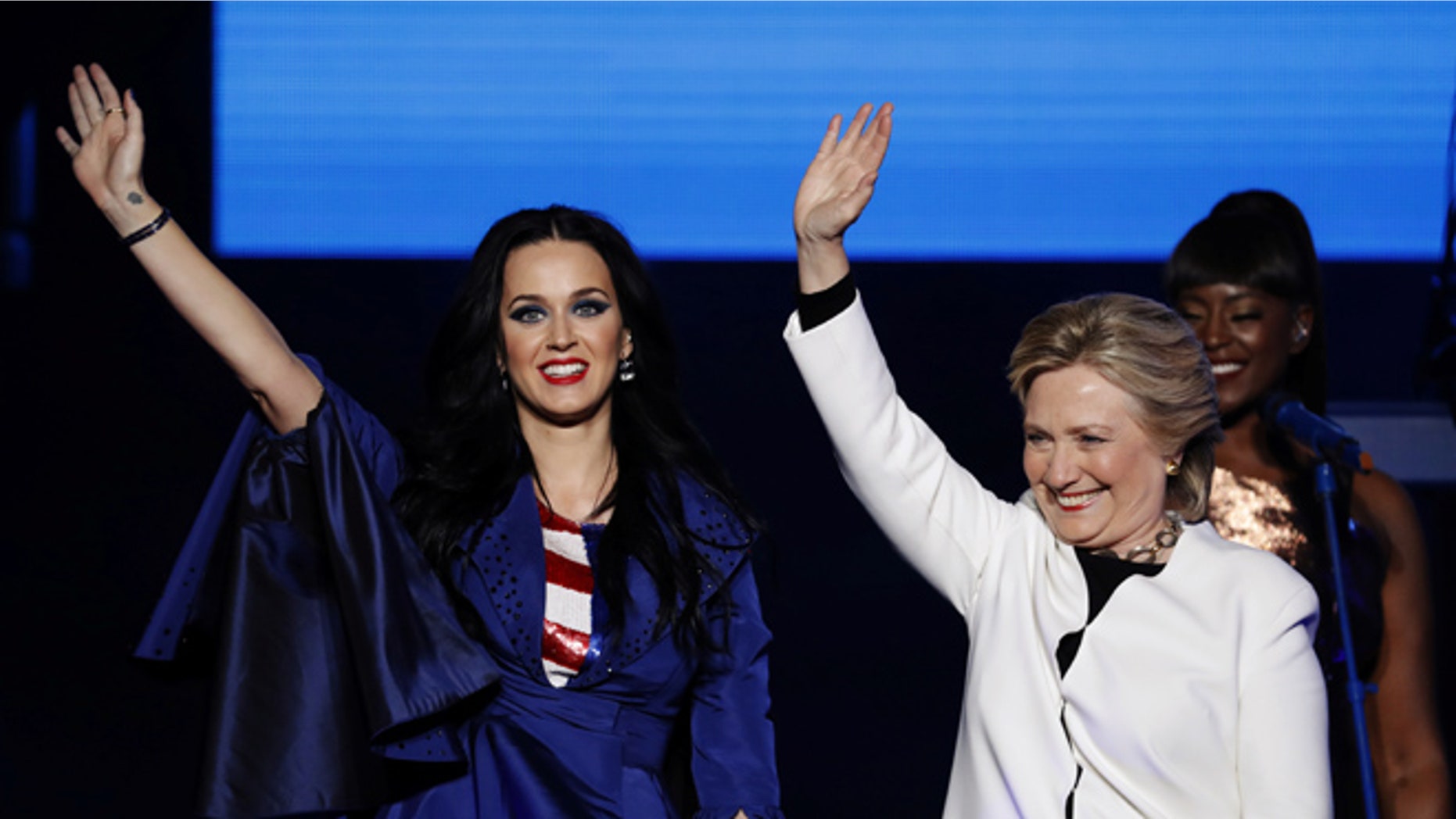 Katy Perry has been campaigning for Hillary Clinton.