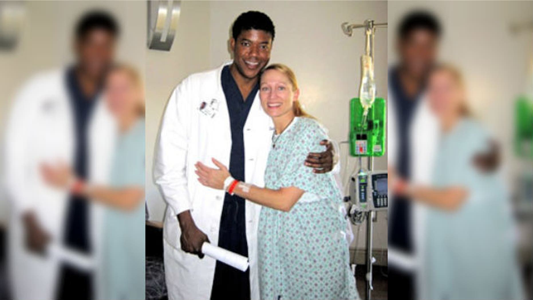Murrell and Kay in 2010, when she was first diagnosed. (courtesy Cedars-Sinai)