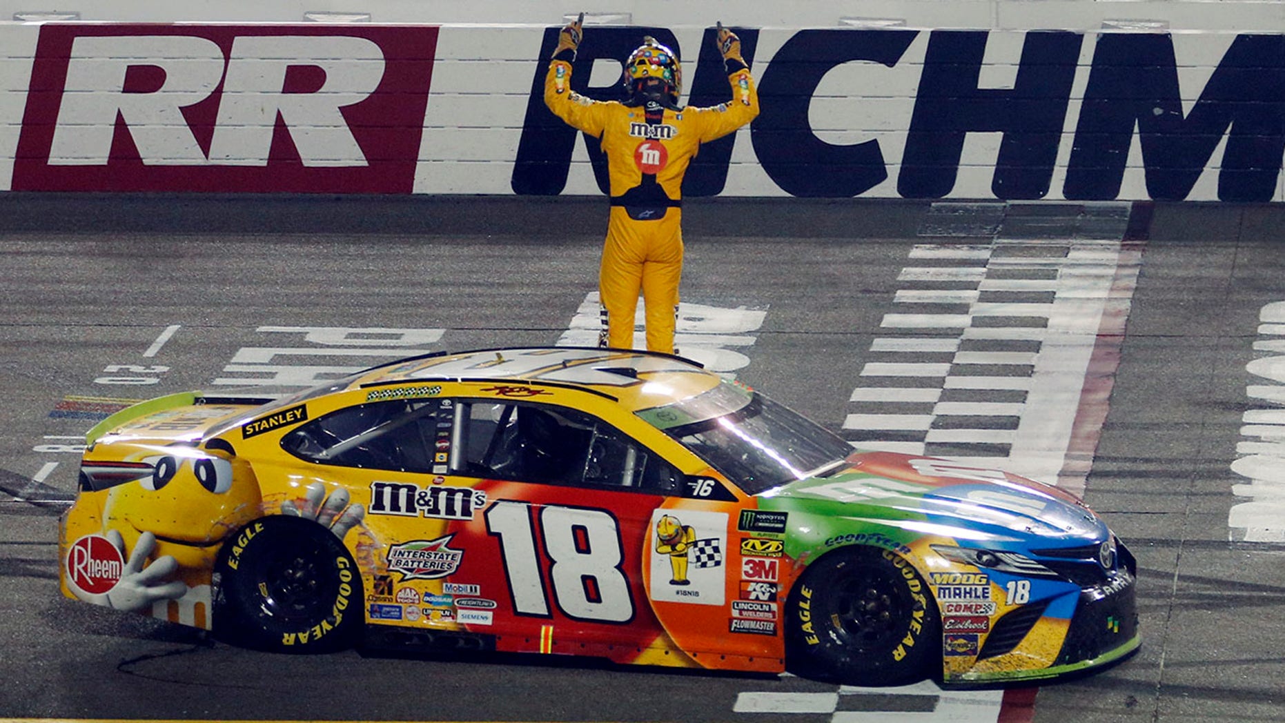 Kyle Busch wins NASCAR Richmond race from the back of the pack Fox News