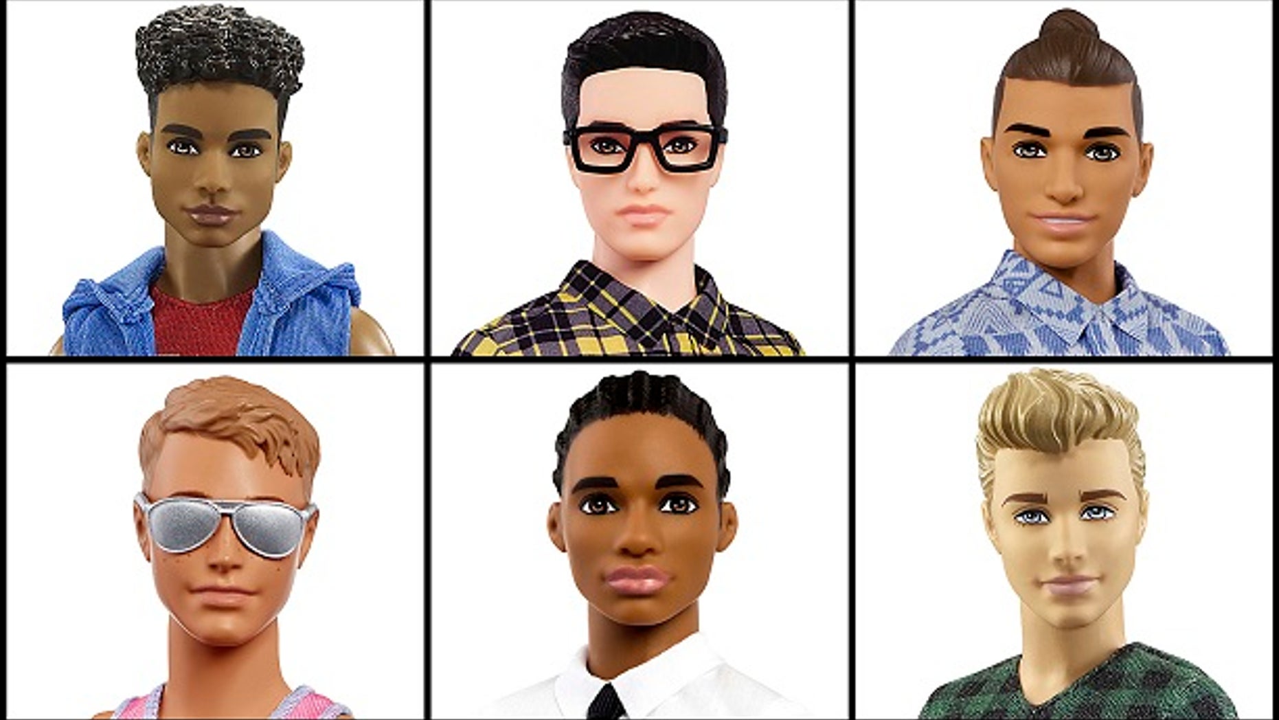 Mattel has launched a new line of Ken dolls on Tuesday. The dolls feature Ken sporting different hairstyles, skin tones and physiques.