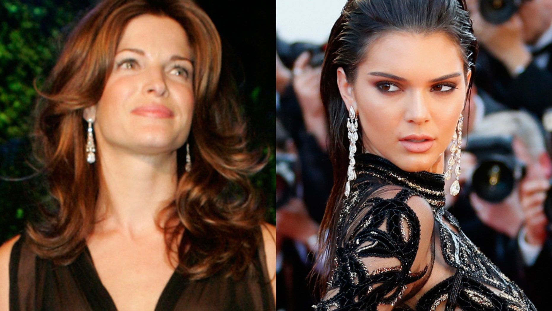 Stephanie Seymour (left) and Kendall Jenner.
