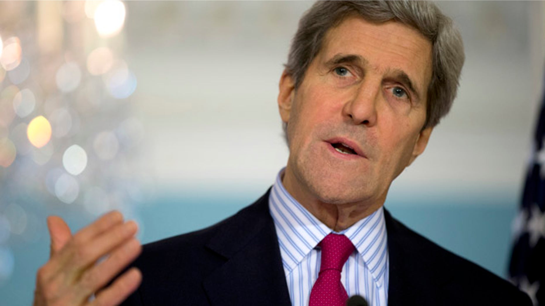 FILE: Feb. 28, 2014: Secretary of State John Kerry at the State Department in Washington, D.C.