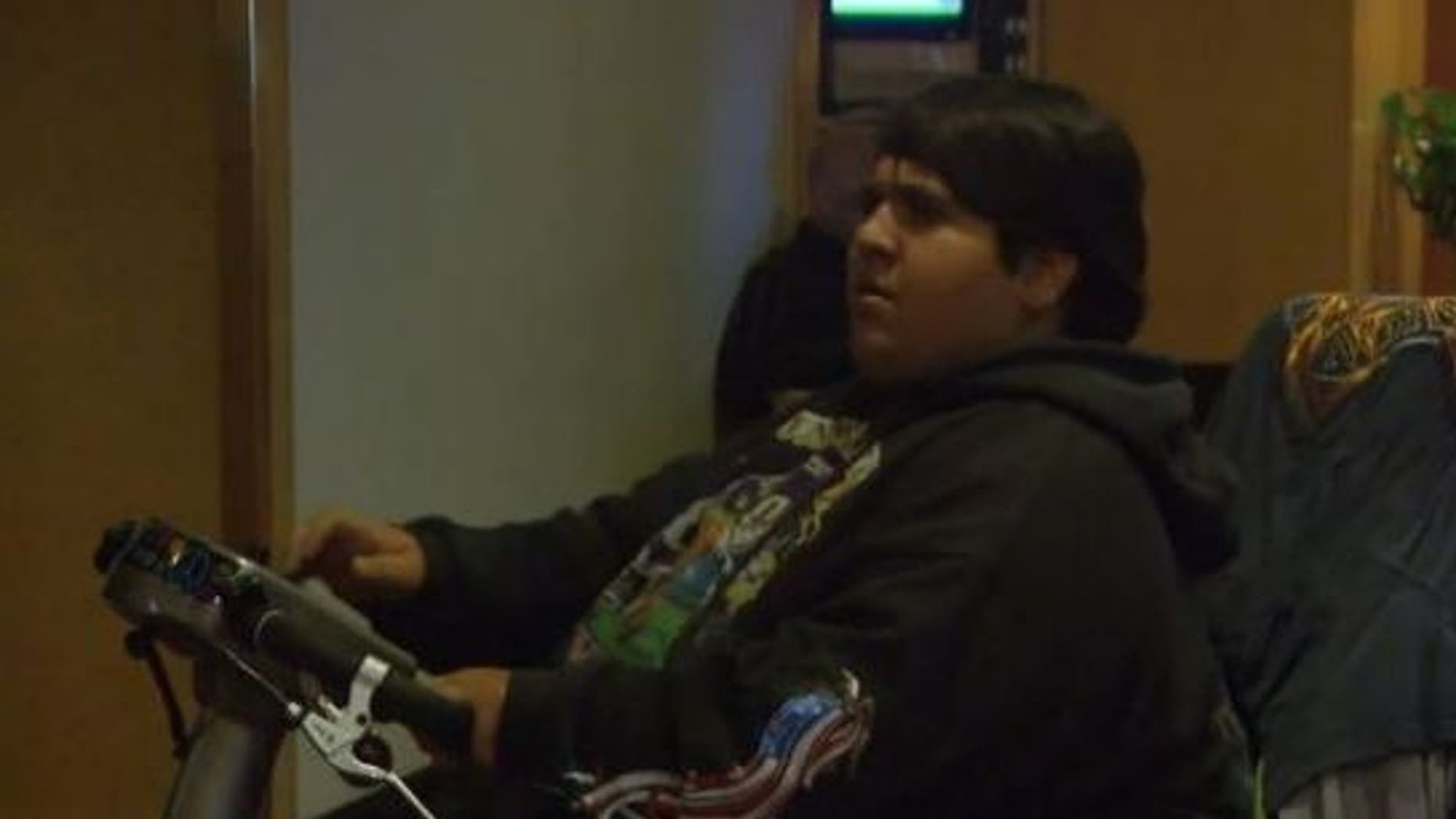 Undated photo of Kevin Chenais, the 500-pound French man stranded in Chicago after British Airways refused his return ticket home, saying they could not accommodate his size.