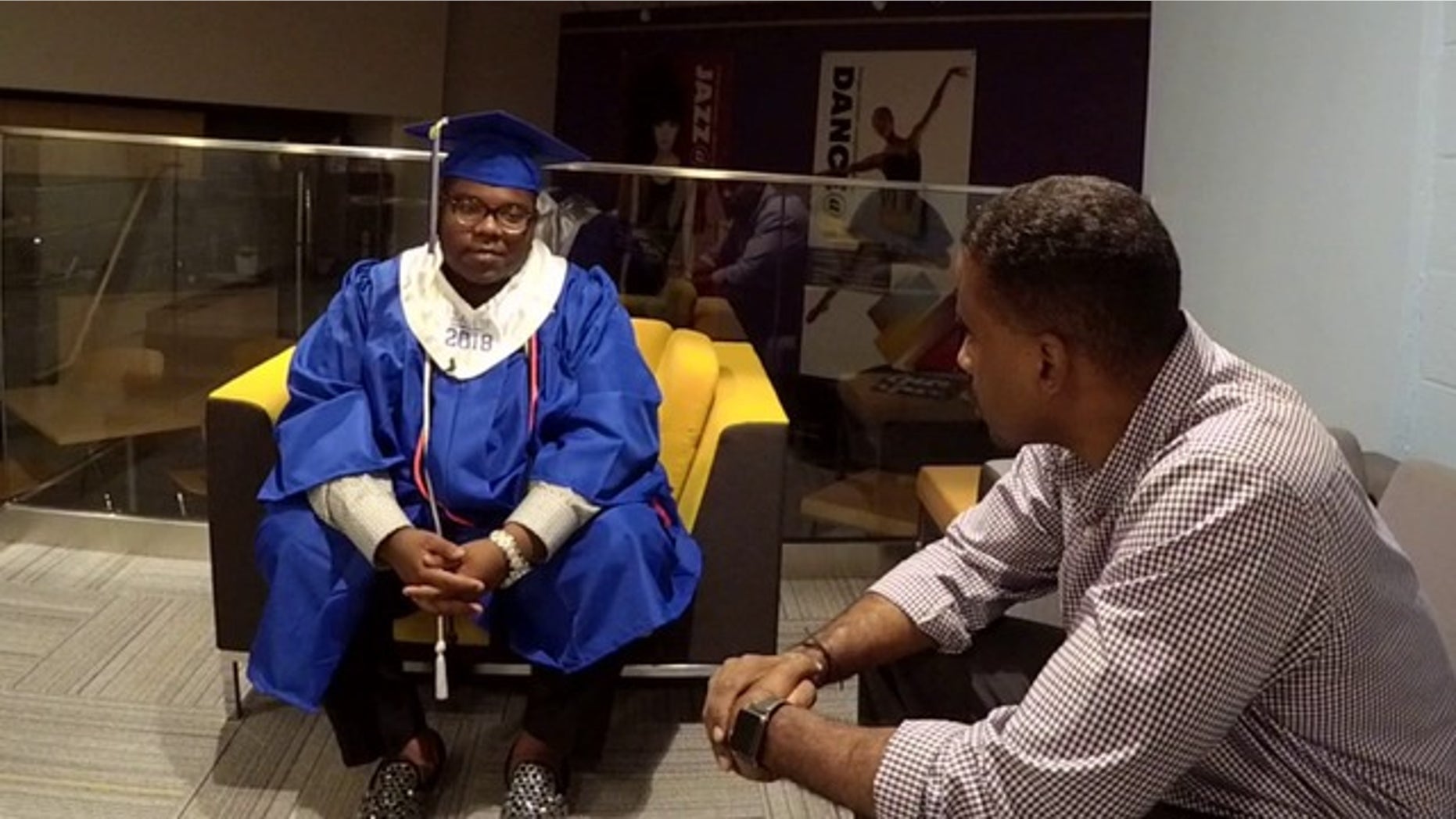 Kevin Davis at graduation.