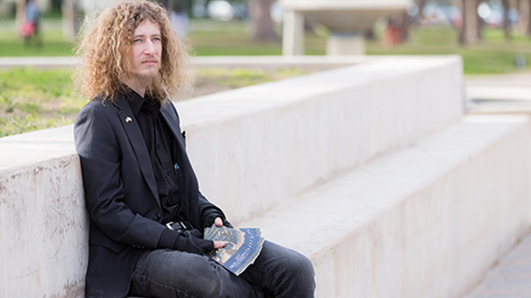 Pierce College student, Kevin Shaw, 27, filed a lawsuit against the Los Angeles Community College District after he was barred from passing out copies of a document because he wasn’t in the designated “free speech zone" on campus. School officials settled the lawsuit earlier this week when they abandoned use of the zones.
