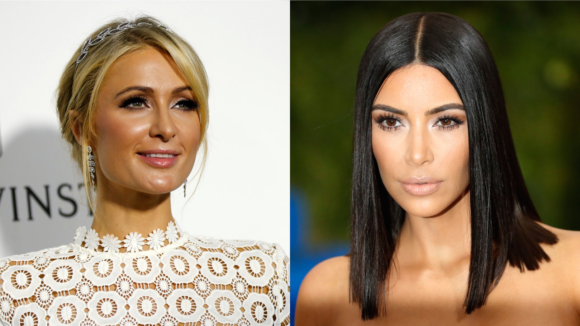 Kim Kardashian dresses up friend Paris Hilton as herself to advertise Yeezy Season 6 collection.