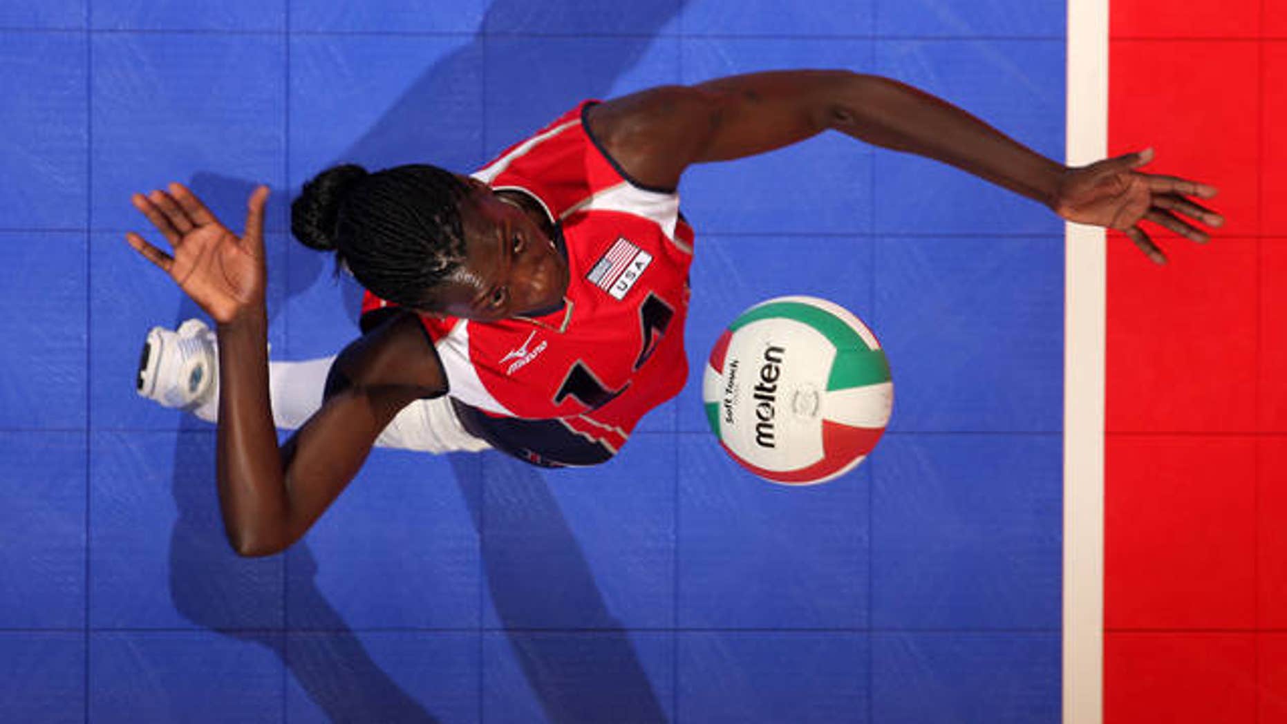 Former U.S. Olympic volleyball star Kim Willoughby is seen in a 2008 photo.