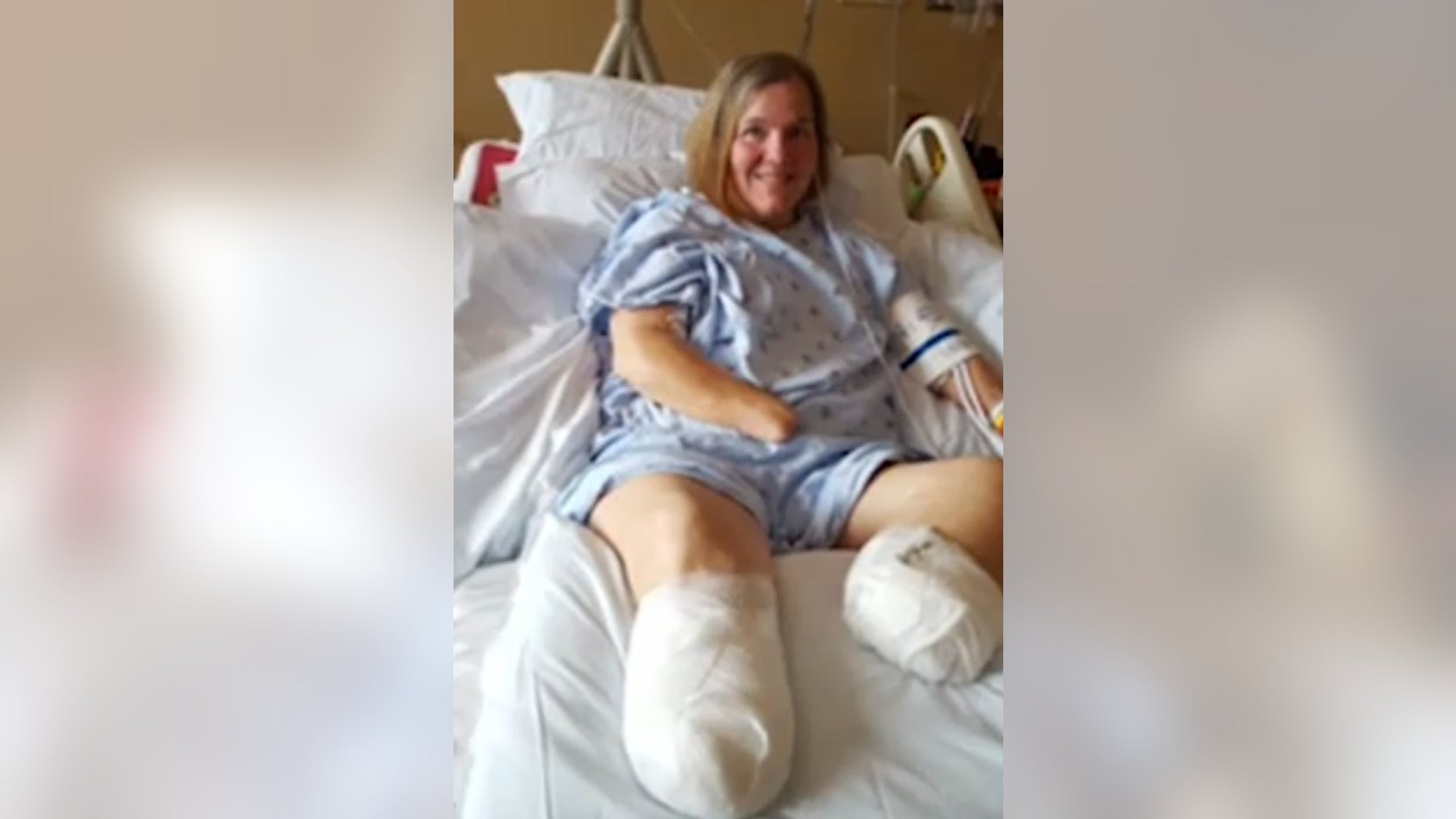 Kim Steele, 50, initially thought she was coming down with the flu.