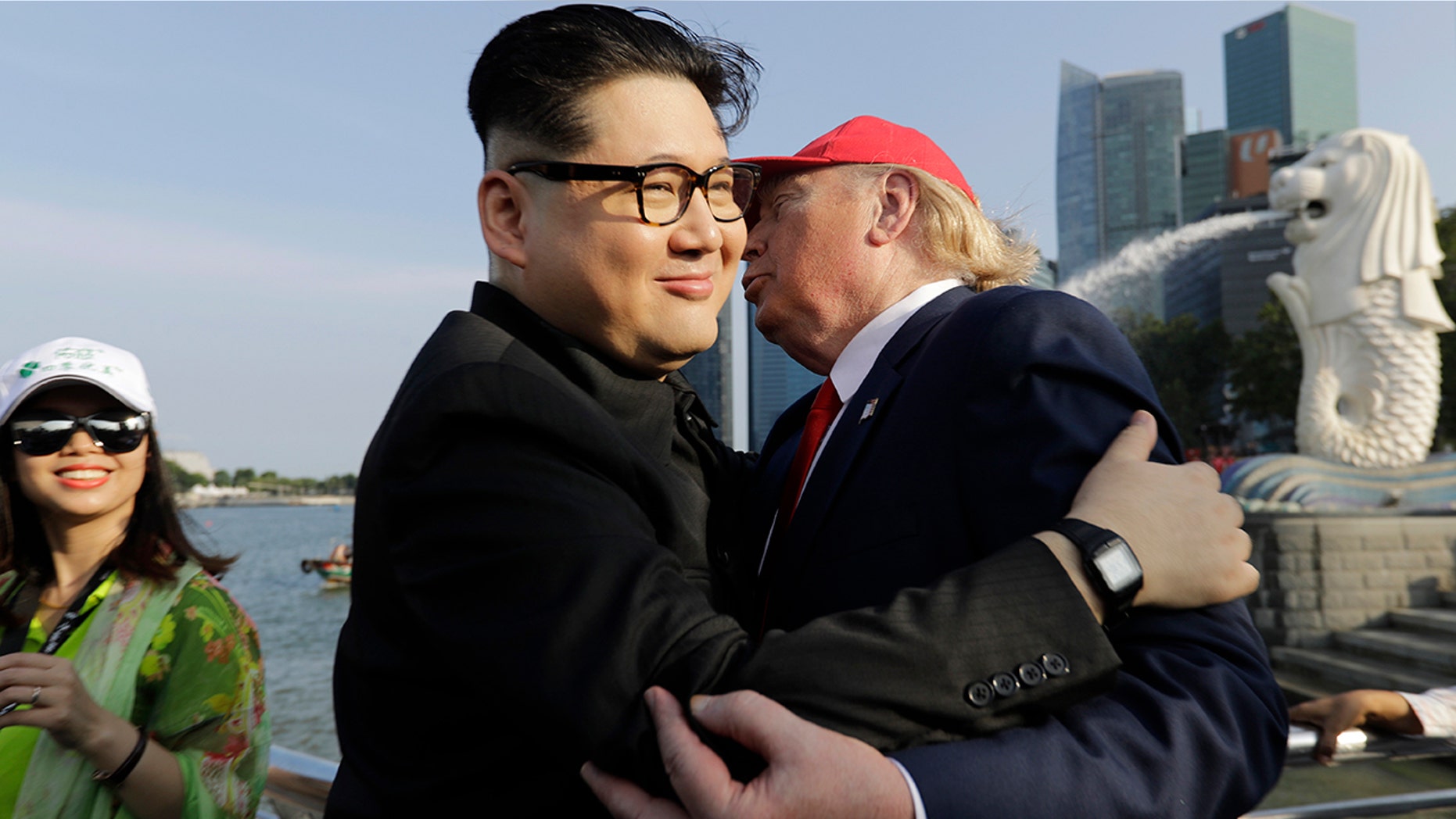 The lookalike, who identified himself as Howard X, said police at Changi Airport told him to stay away from the hotel where the Trump-Kim summit will take place.