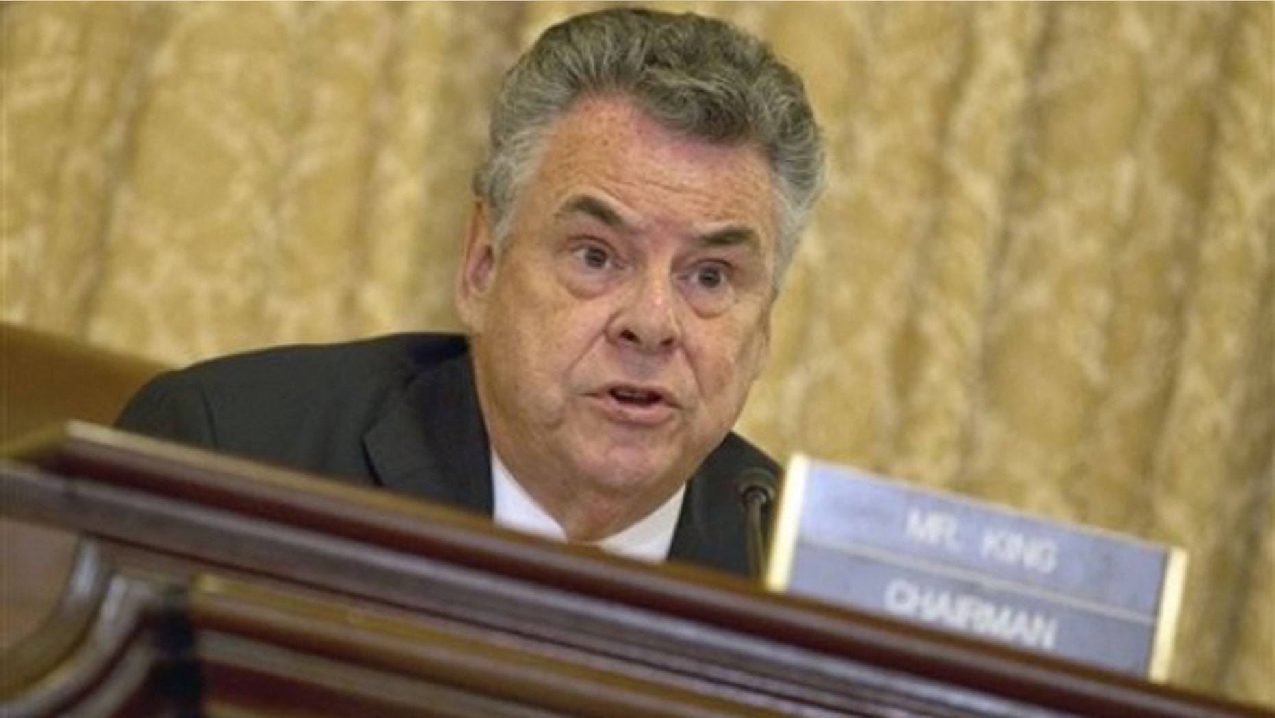 House Homeland Security Committee Chairman Rep. Peter King presides over a hearing on Islamic radicalization July 27 on Capitol Hill.