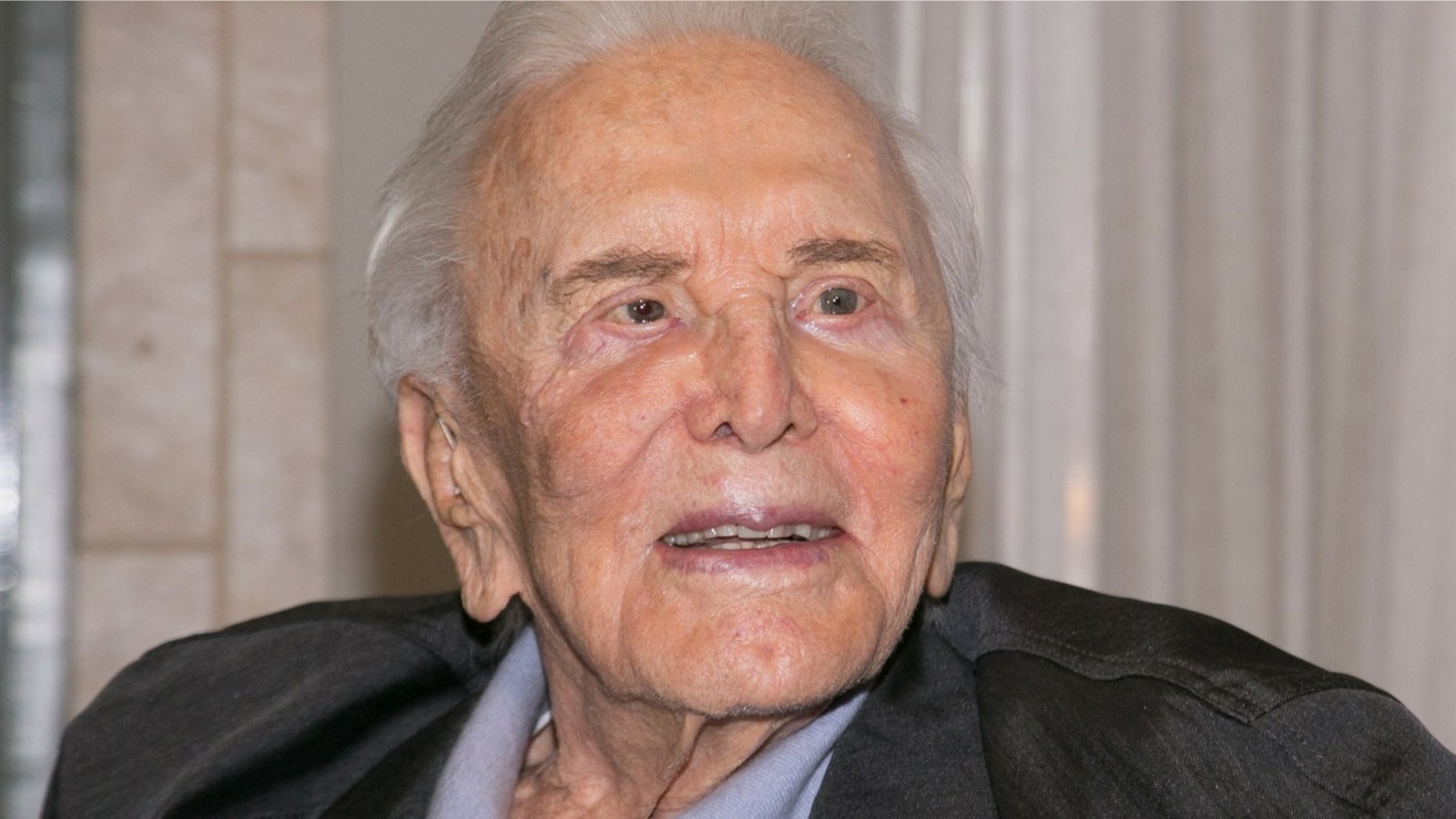 Kirk Douglas was honored with a marker at his New York birthplace.