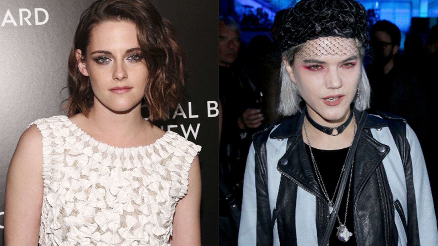 Kristen Stewart, left, and rumored love interest SoKo.