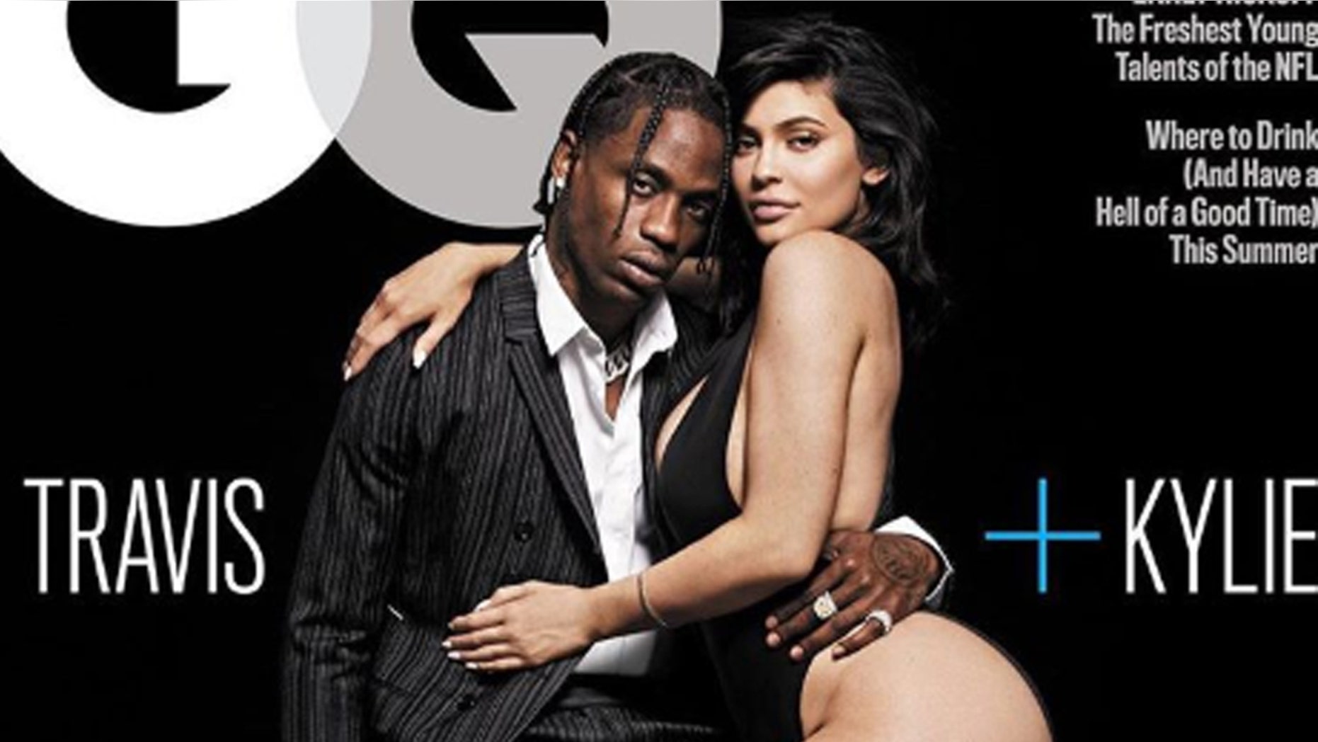 Kylie Jenner Travis Scott Gq Photo Shoot Slammed As Cheap Rip Off