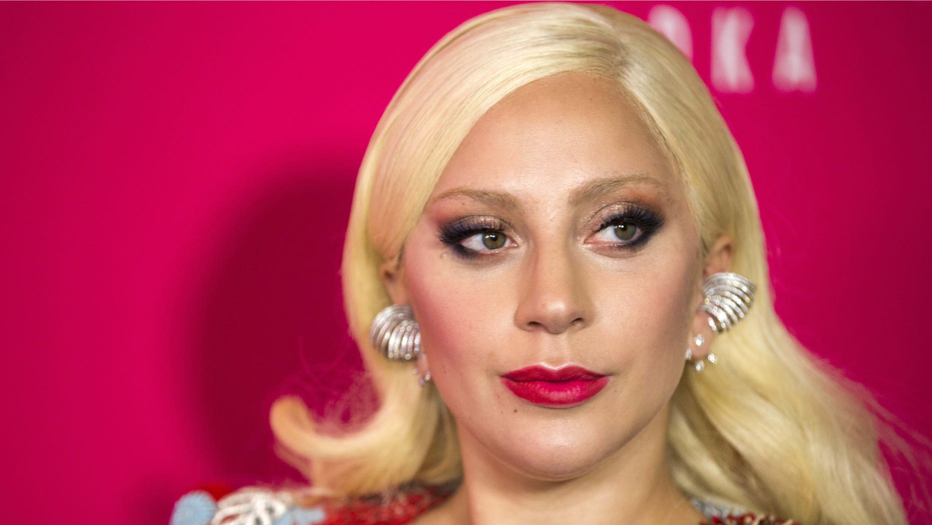 October 19, 2015. Singer Lady Gaga arrives for the premiere of the film "Rock the Kasbah" in New York.