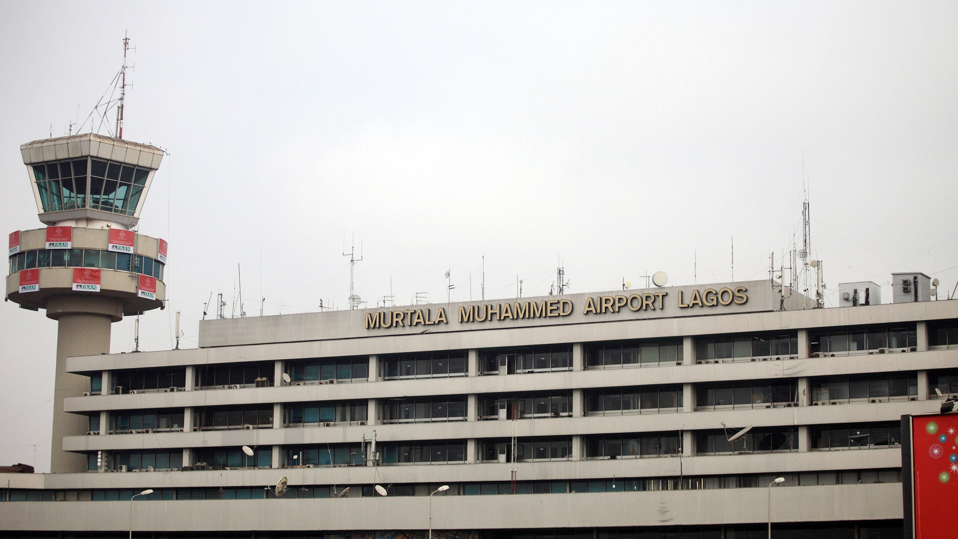 Dec. 27, 2009: Exterior view of the Murtala Mohammed International Airport in Nigeria's commercial capital Lagos.