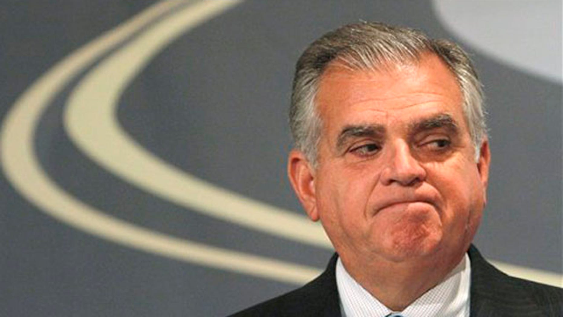 FILE: Transportation Secretary Ray LaHood listens as families of victims of distracted driving accidents speak at the Distracted Driving Summit in Washington Sept. 21.