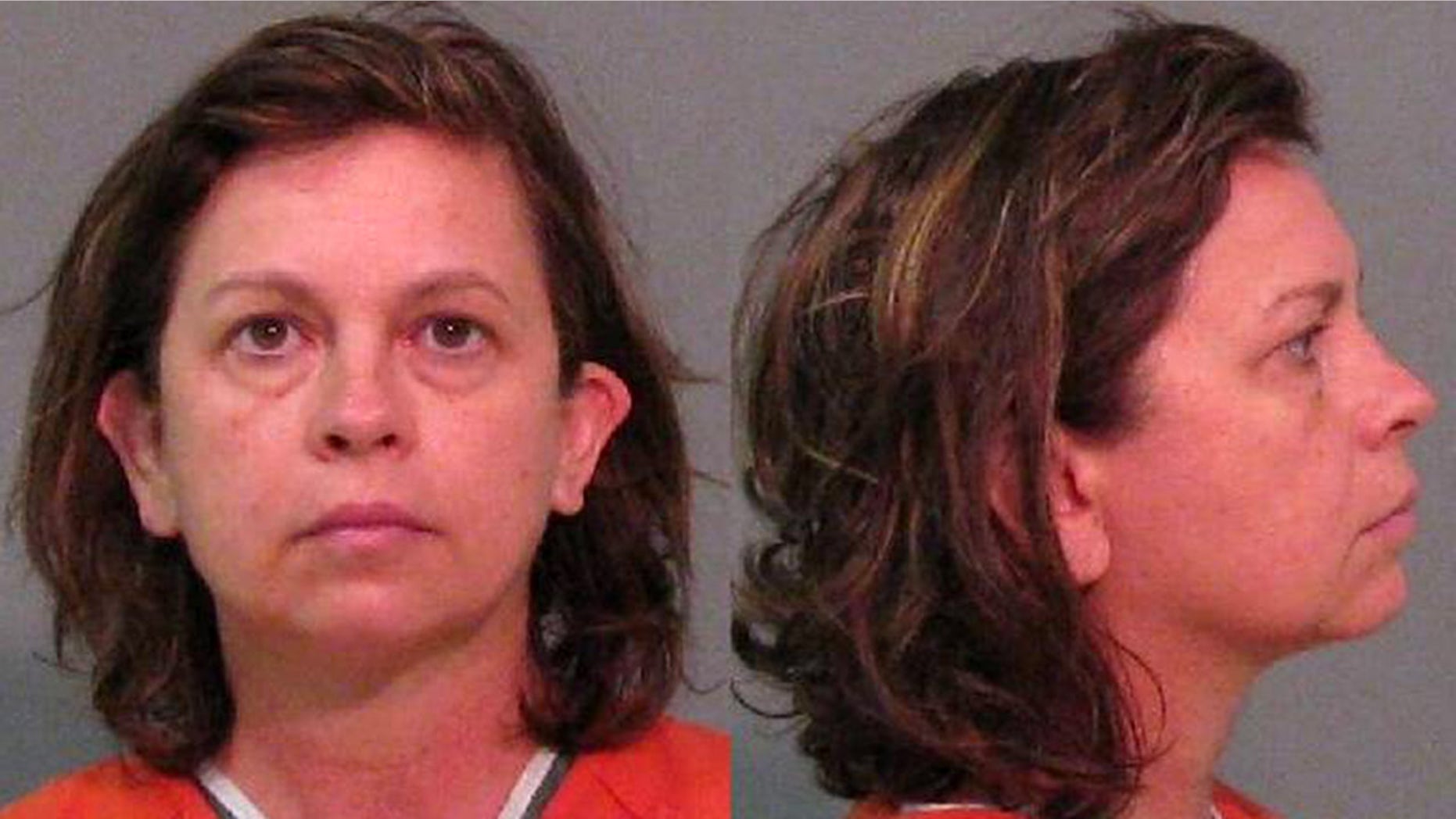 Mug shot for Lana Sue Clayton, 52, charged with killing husband with eye drops.