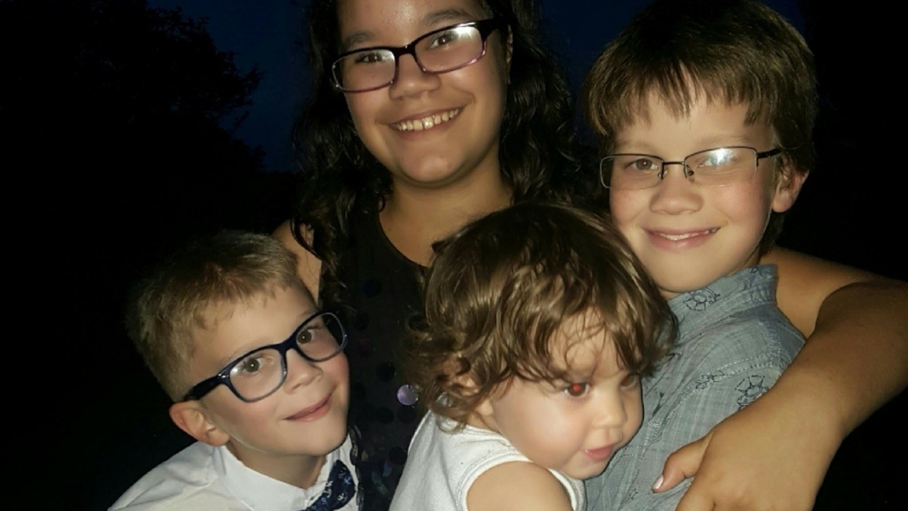 The children found dead Monday by police in Orlando, Fla.: Aidan Lindsey, 6; Lillia Pluth, 10; Dove Lindsey, 1; and Irayan Pluth, 11.