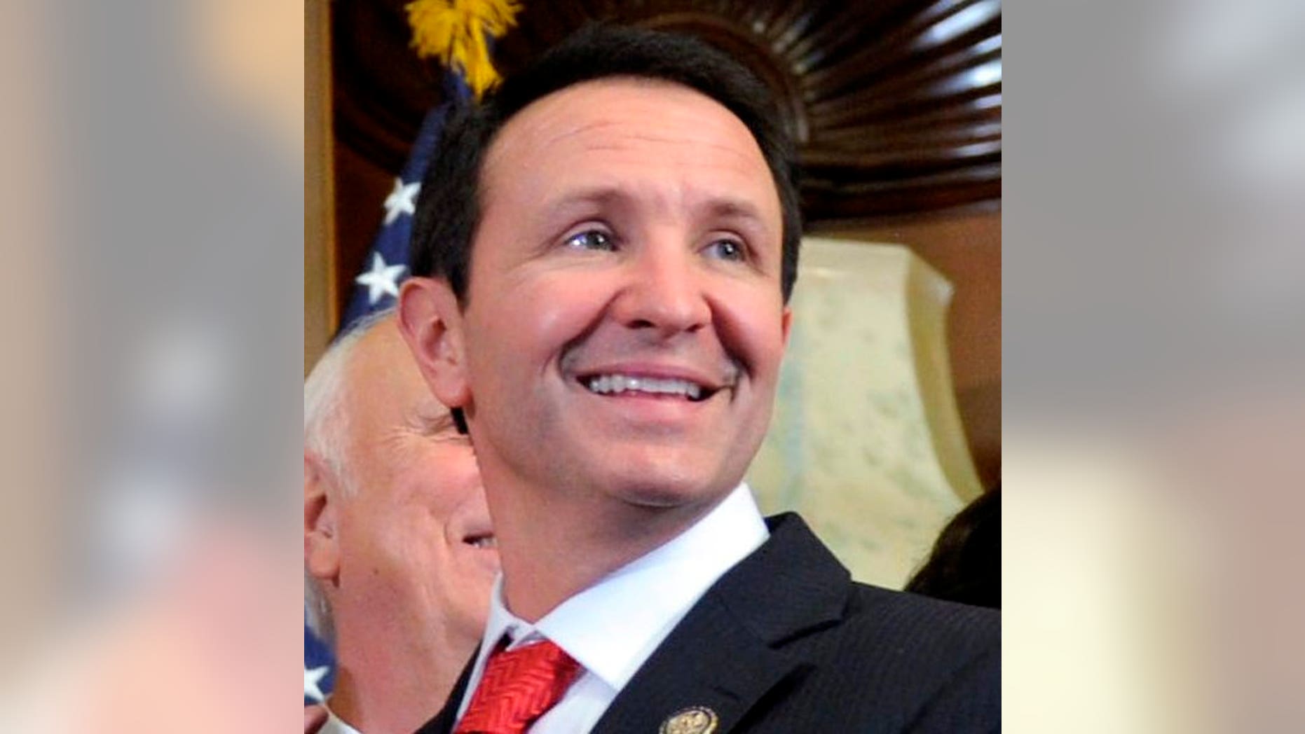 Rep. Jeff Landry, R-La., at his swearing in Wednesday, Jan. 5, 2011, on Capitol Hill in Washington. (AP Photo/Susan Walsh)