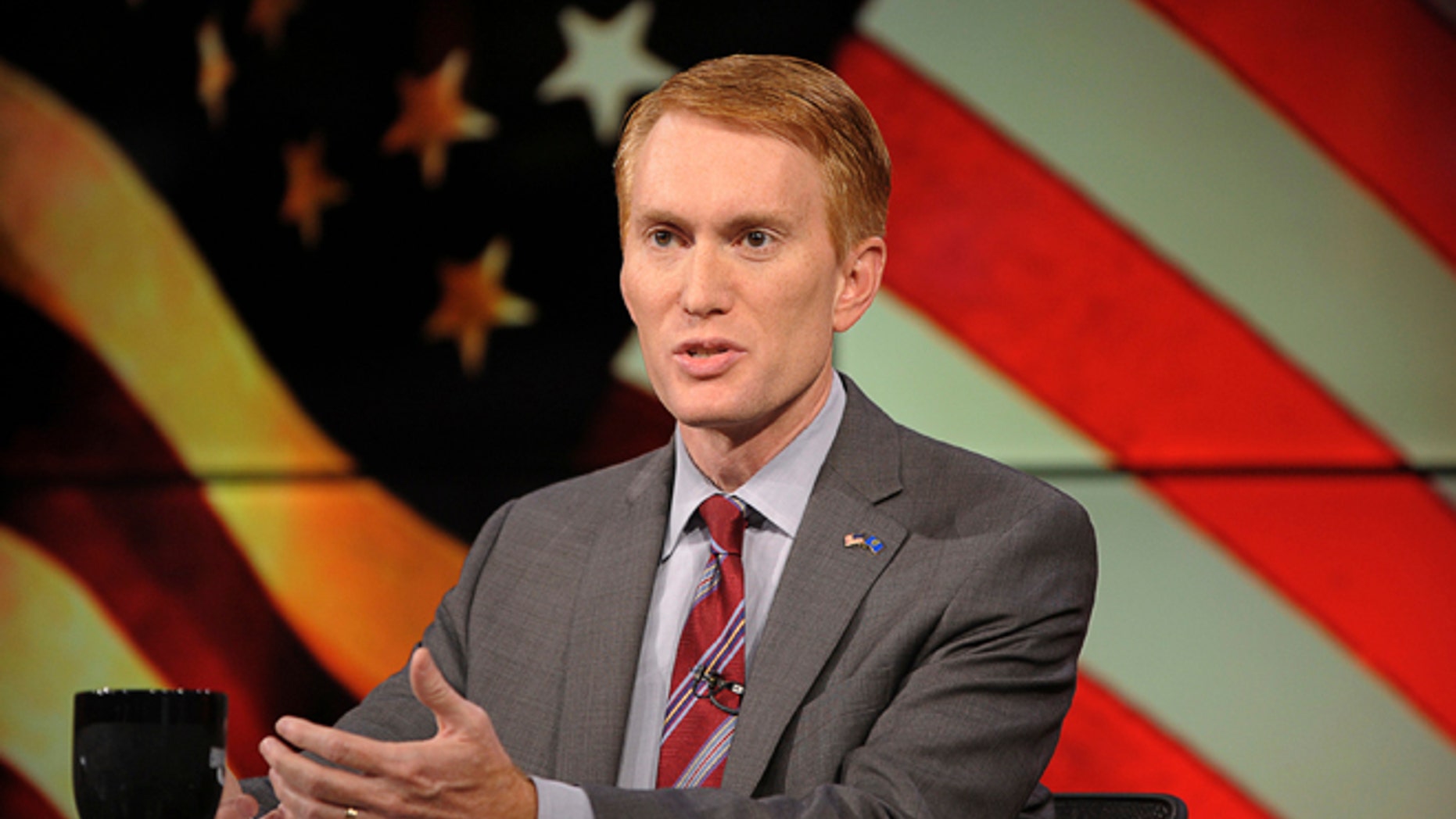 Congressman James Lankford (R) participates in the U.S. Senate debate in Tulsa, Oklahoma, June 18, 2014. REUTERS/Nick Oxford (UNITED STATES - Tags: POLITICS) - RTR3UJXM