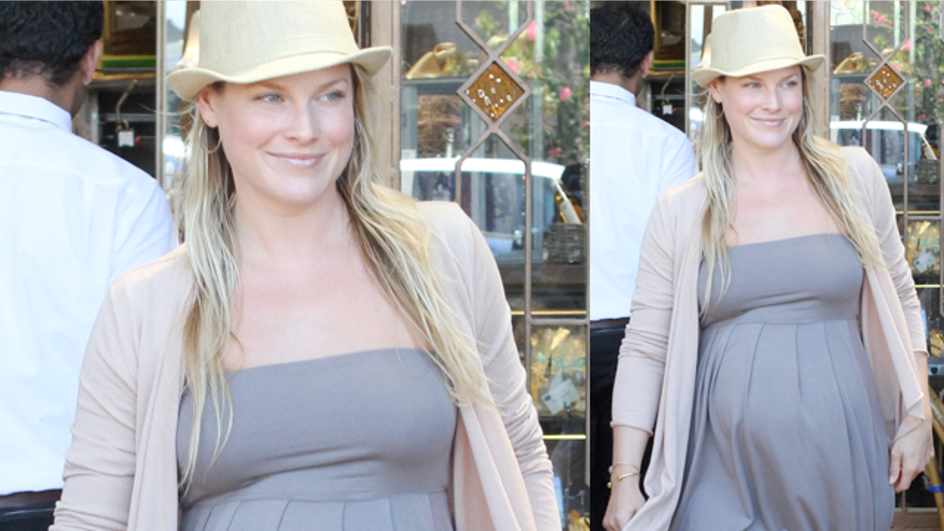 Ali Larter goes to eat at The Little Door and then shops at The Grove in Los Angeles on August 13, 2010. (X17Online.com)