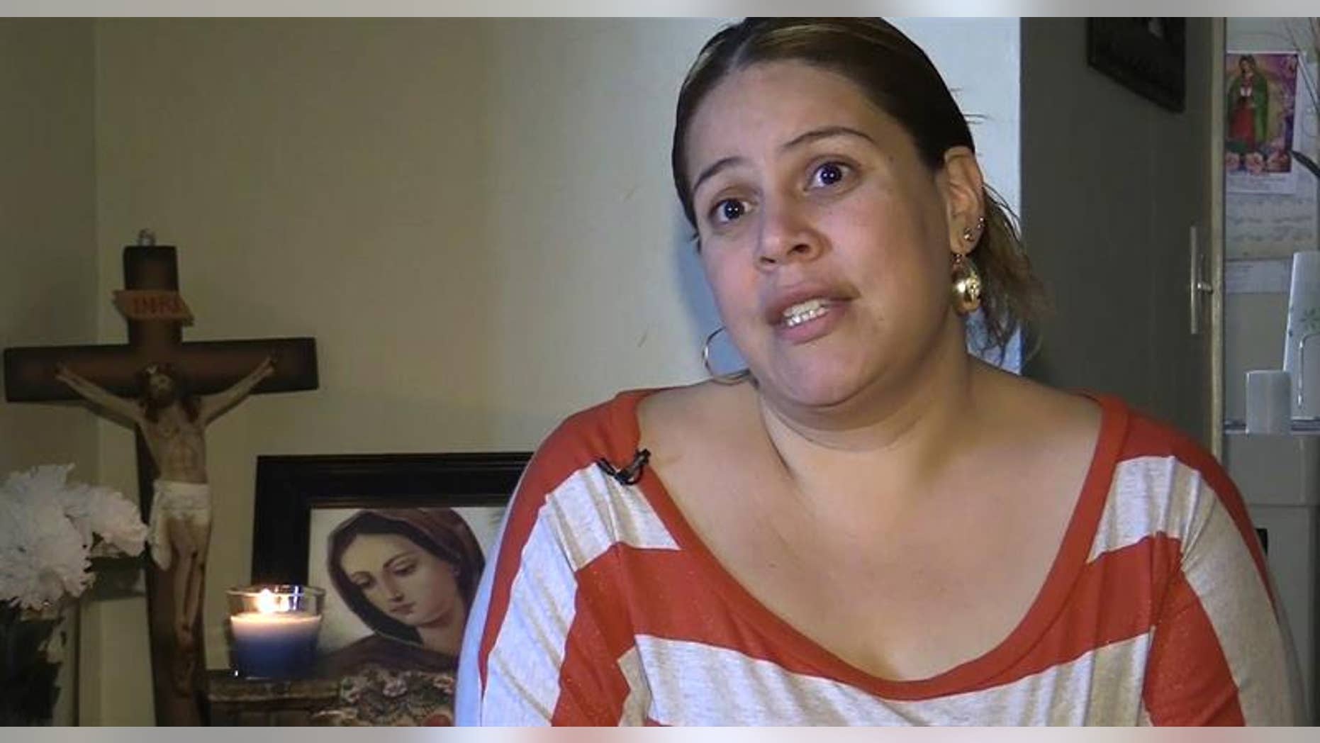 Dafne Gutierrez speaking with EFE in Phoenix, Arizona.