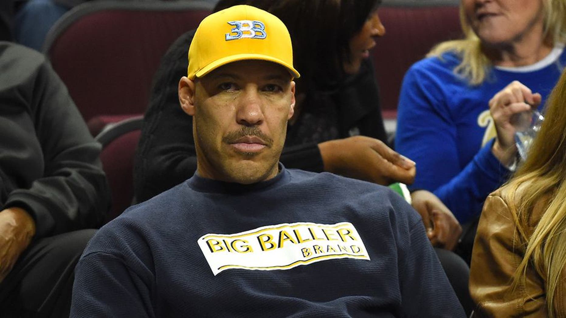 LOS ANGELES, CA - JANUARY 25: LaVar Ball, father of Lonzo Ball #2 of the UCLA Bruins, watches the game against the USC Trojans at Galen Center on January 25, 2017 in Los Angeles, California. (Photo by Jayne Kamin-Oncea/Getty Images)