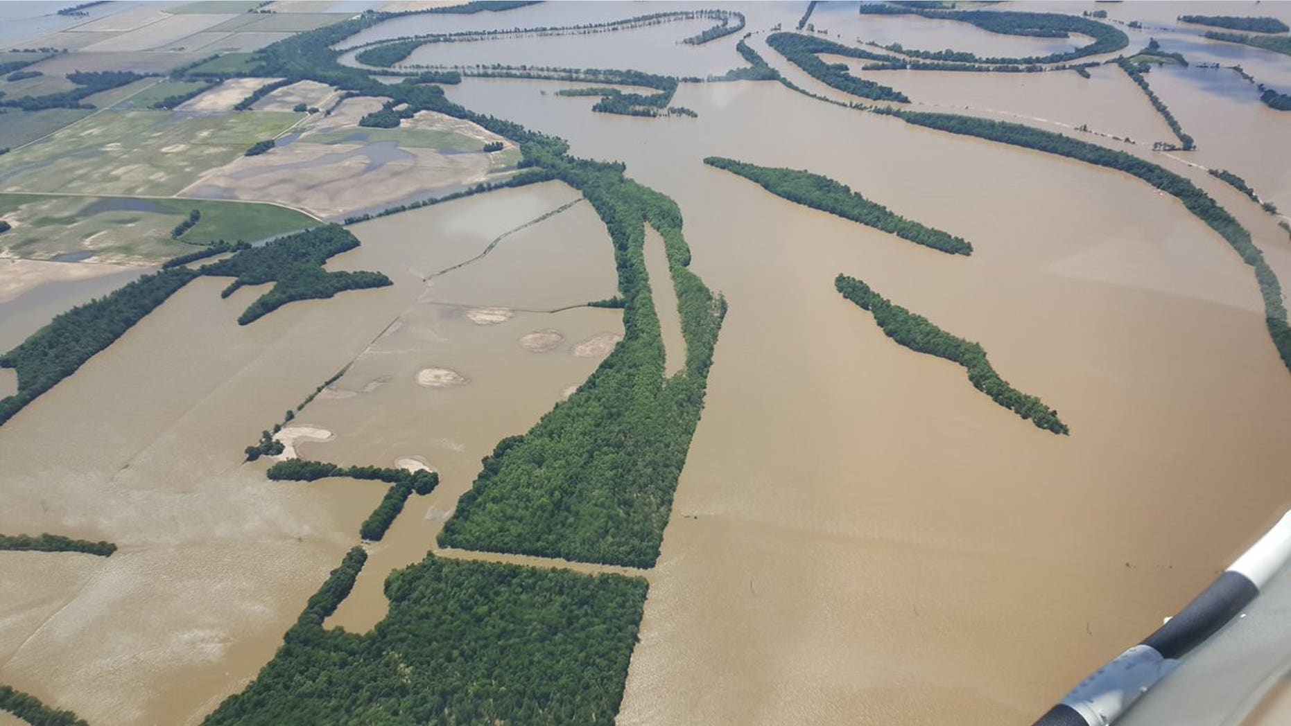 Flooding in Lawrence County, Arkansas.