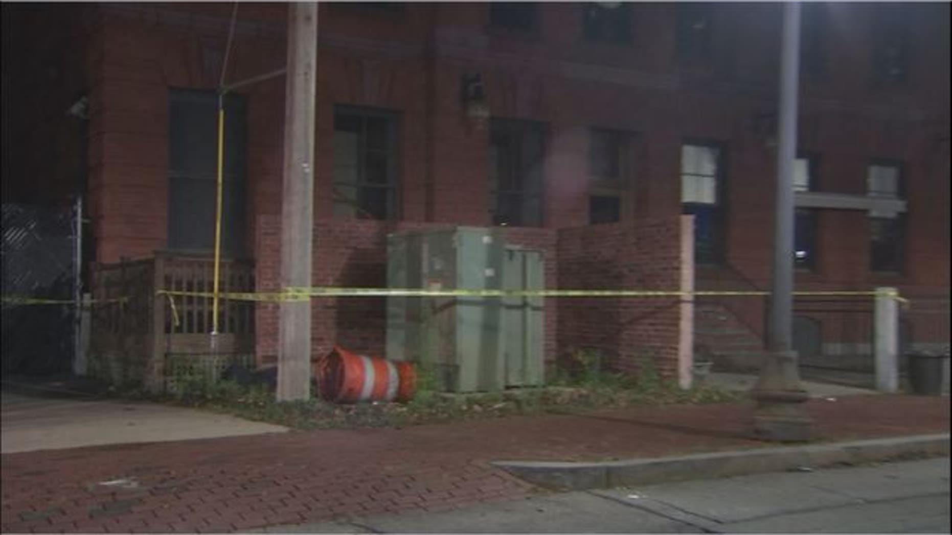 The nightclub in Lawrence after the fire.