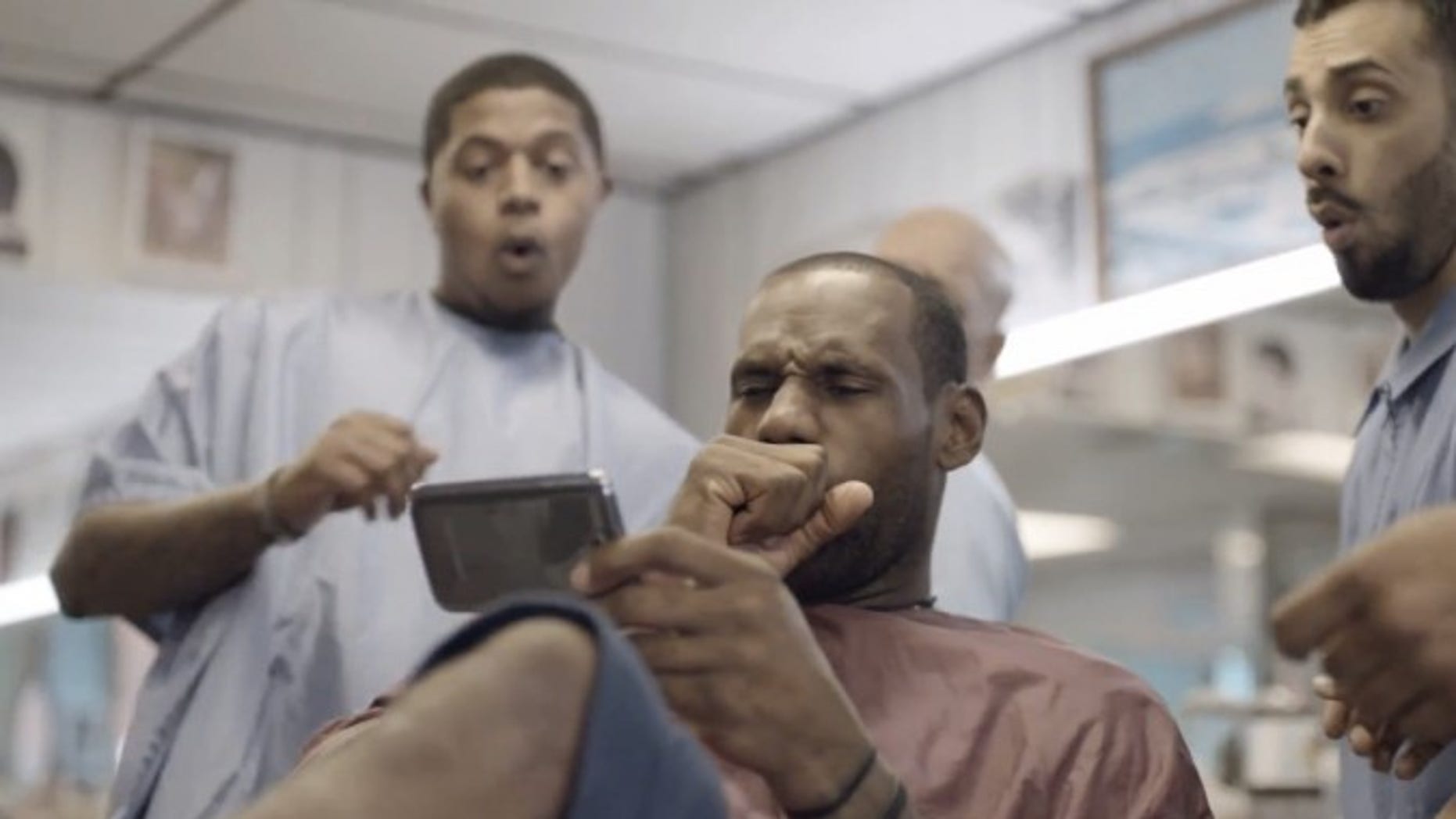 lebron james the barber shop