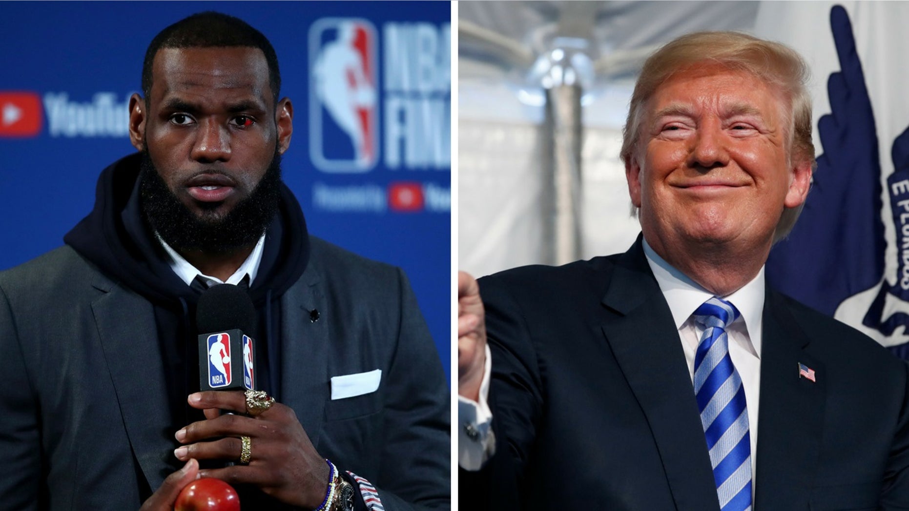 NBA star LeBron James said on Tuesday that neither teams participating in the NBA Finals would want an invite to the White House.
