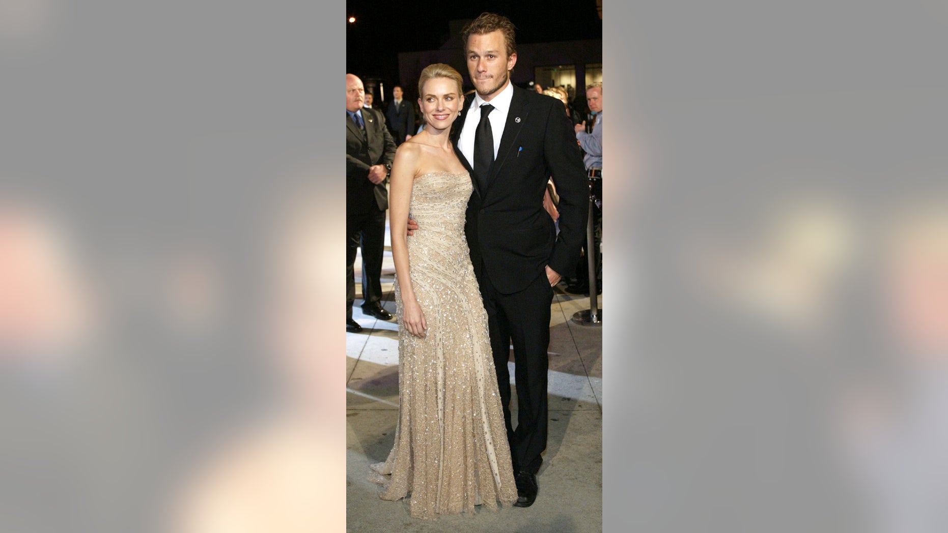 Naomi Watts wished her late ex Heath Ledger a happy birthday with a throwback snap of the former couple on Instagram Wednesday.