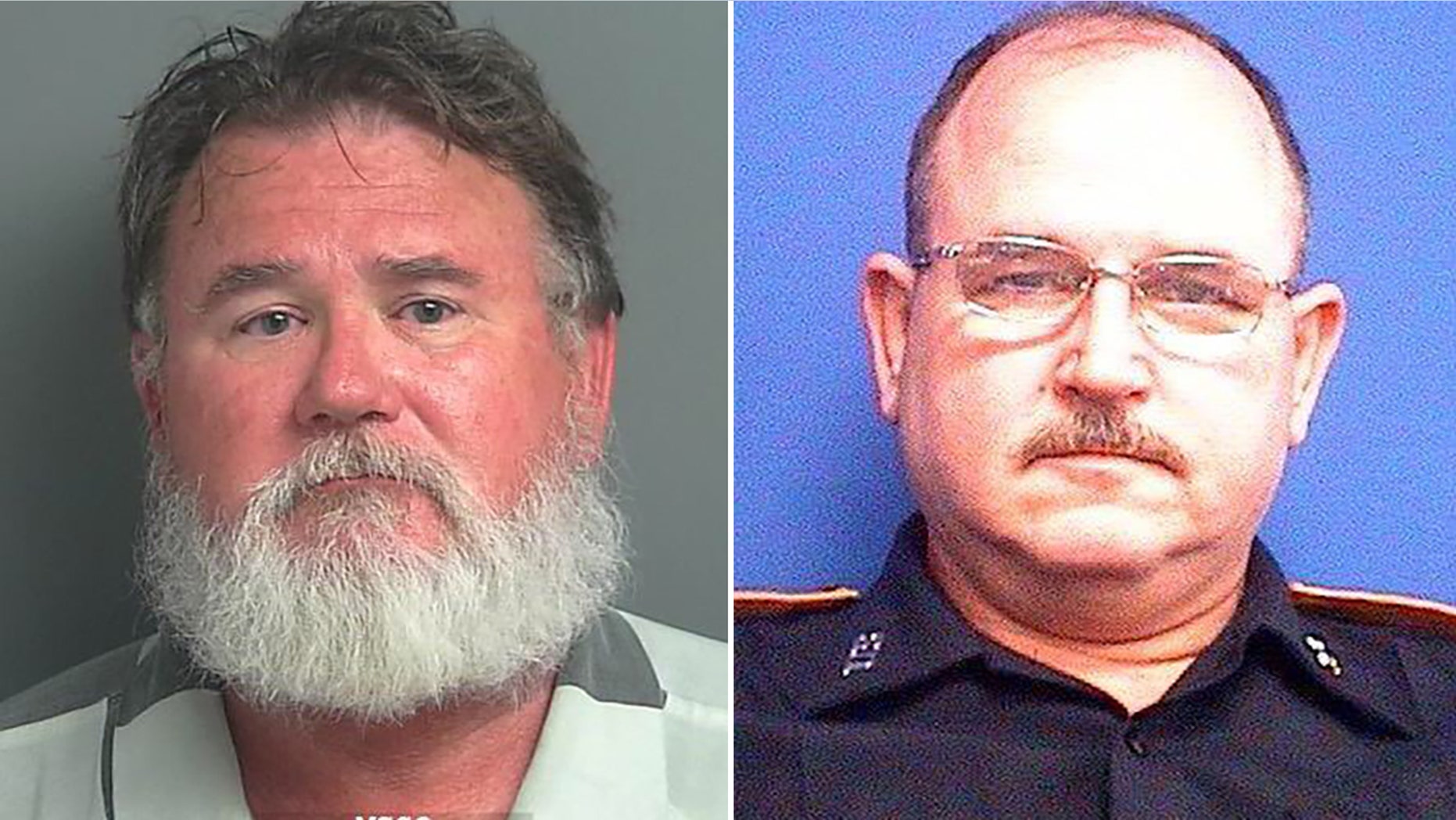 Robert Lee, 59, left, an off-duty police officer, fatally shot his brother, Rocky Lee, 57, an off-duty sheriff's deputy, authorities said.