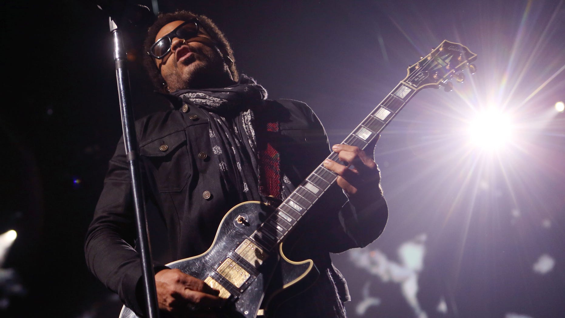 Sept. 26, 2014. Lenny Kravitz performs on stage at the iTunes festival at Camden Roundhouse in London.