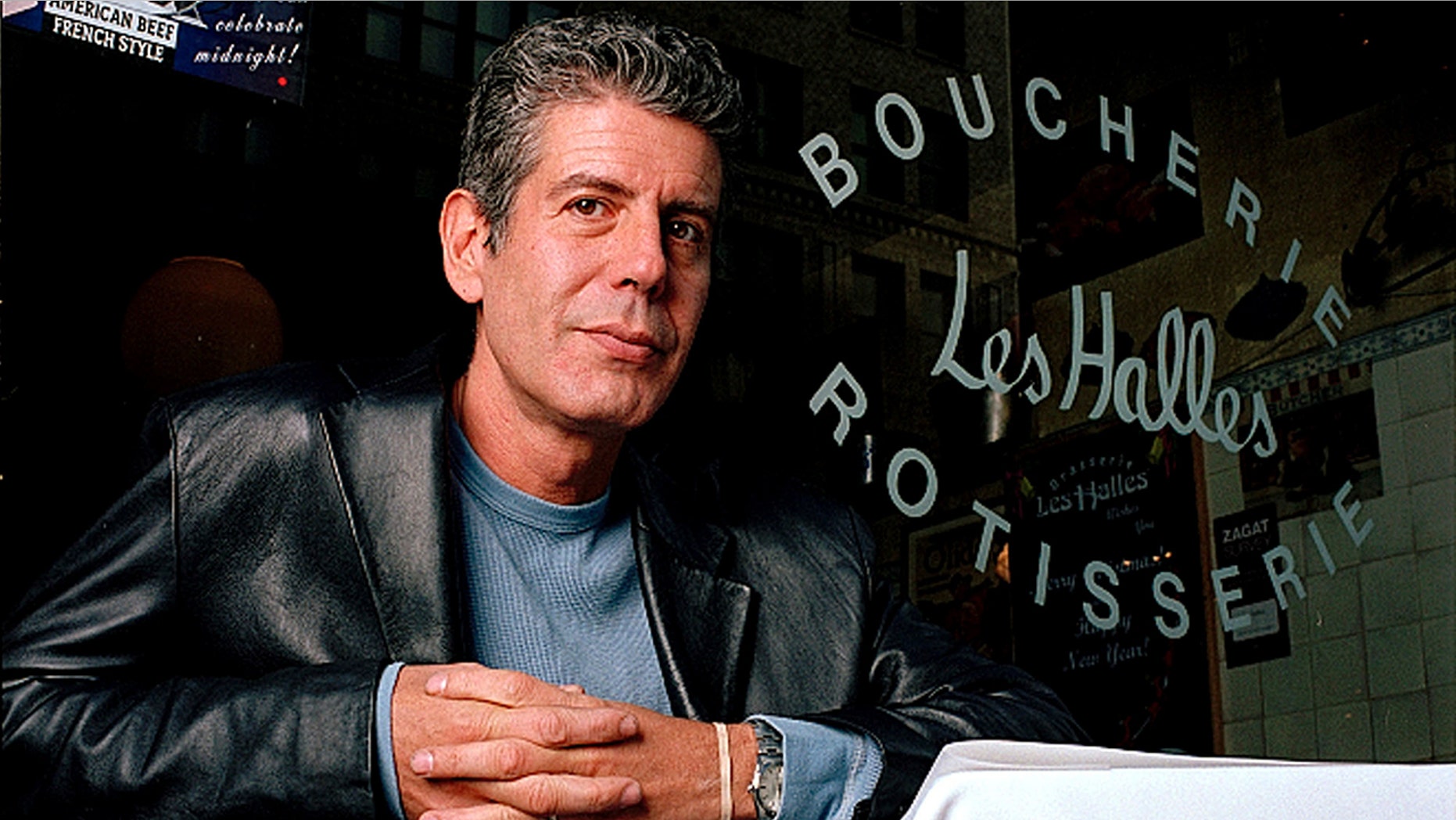 The long-ago closed Les Halles restaurant in Manhattan, where Bourdain once worked as executive chef, has been transformed into a memorial.