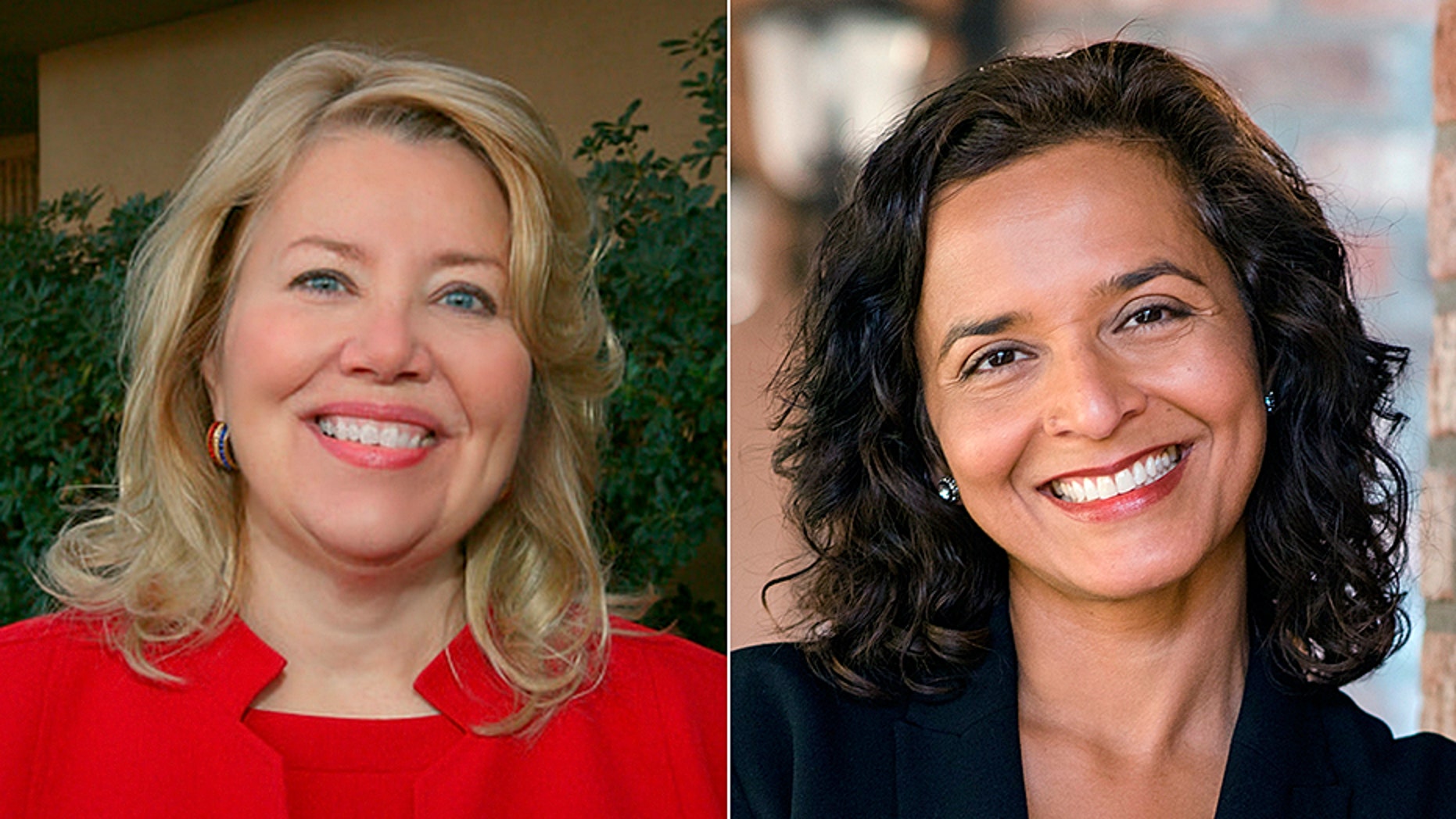 Republican Debbie Lesko (left) beat Democrat Hiral Tipirneni in the battle for Arizona's 8th congressional district in an April special election.