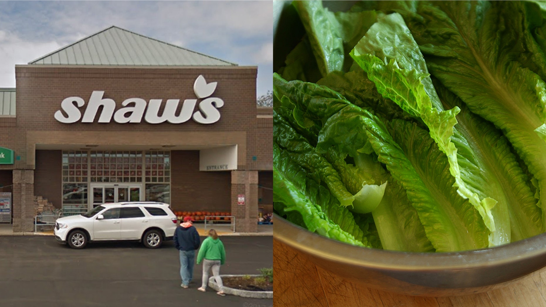 A Maine woman claims she found a dead lizard in her salad made with romaine lettuce she bought at a Shaw's supermarket.
