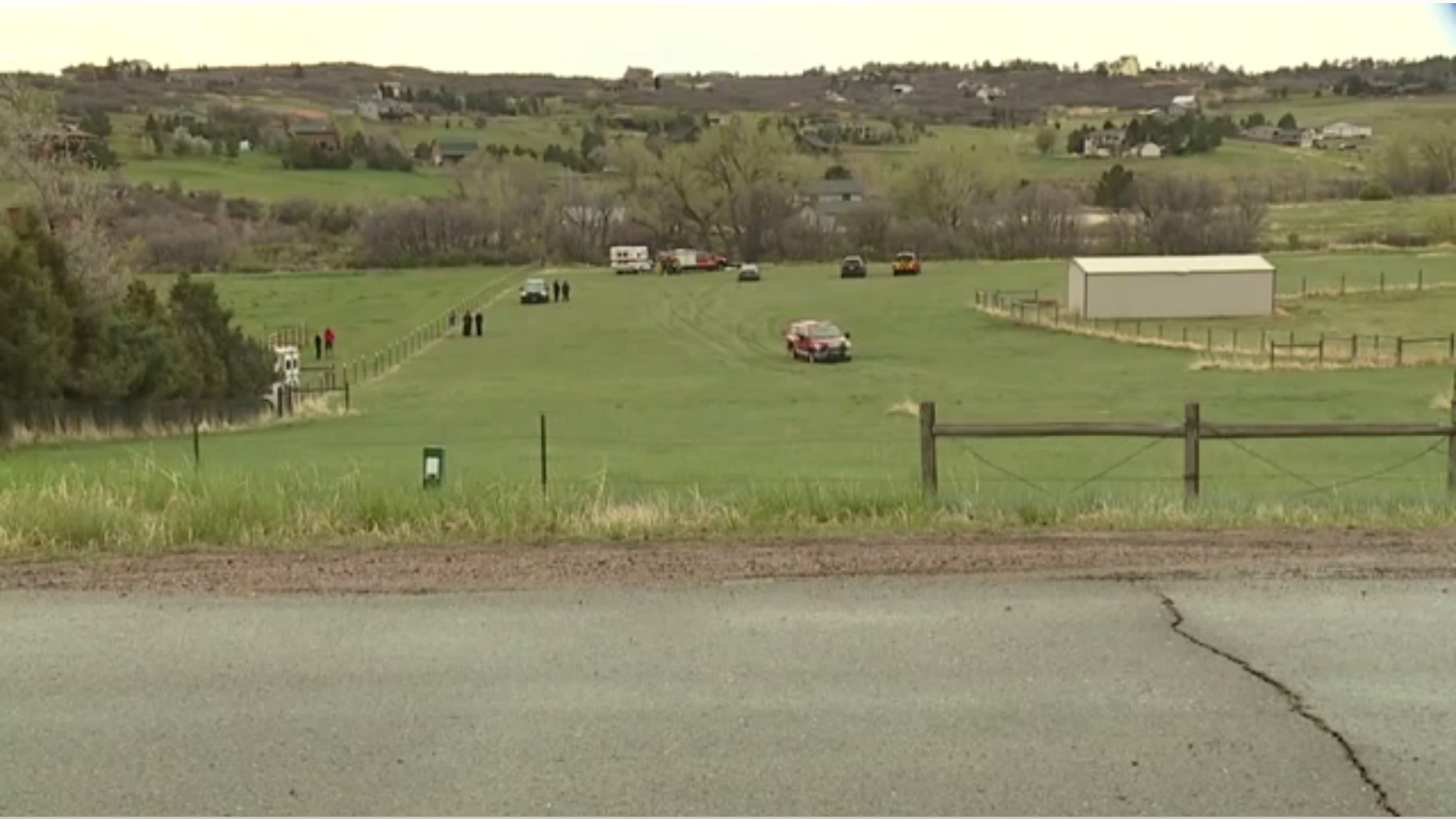 The woman was riding along a community horseback trail in Sedalia.