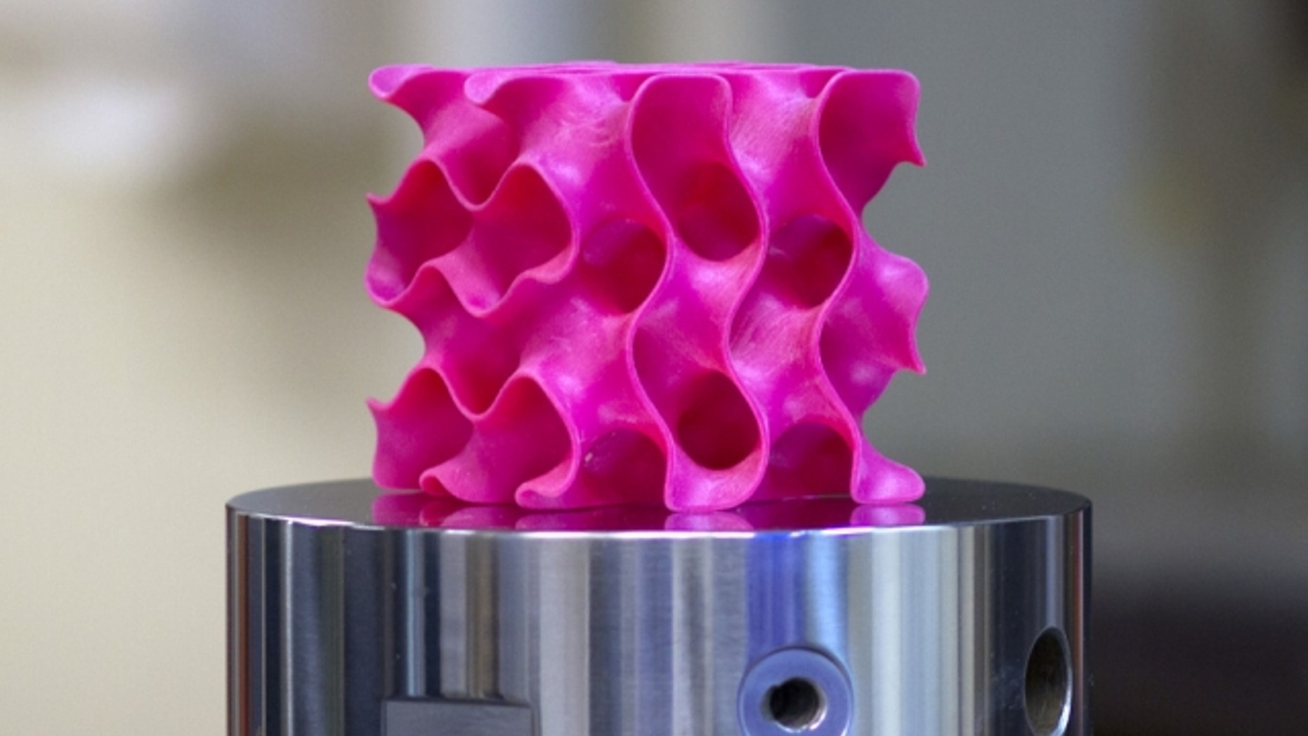 A new material is incredibly light yet stronger than steel. The new material gets its amazing strength from its unique geometric configuration.