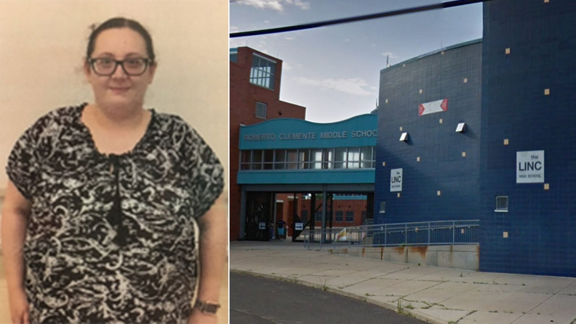 Amanda Richardson, a humanities teacher, has been removed from her job at the LINC High School in Philadelphia amid accusations that she took bribes from students in exchange for better grades.