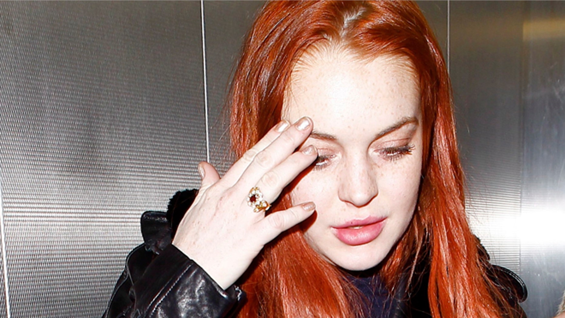 Lindsay Lohan in Los Angeles.