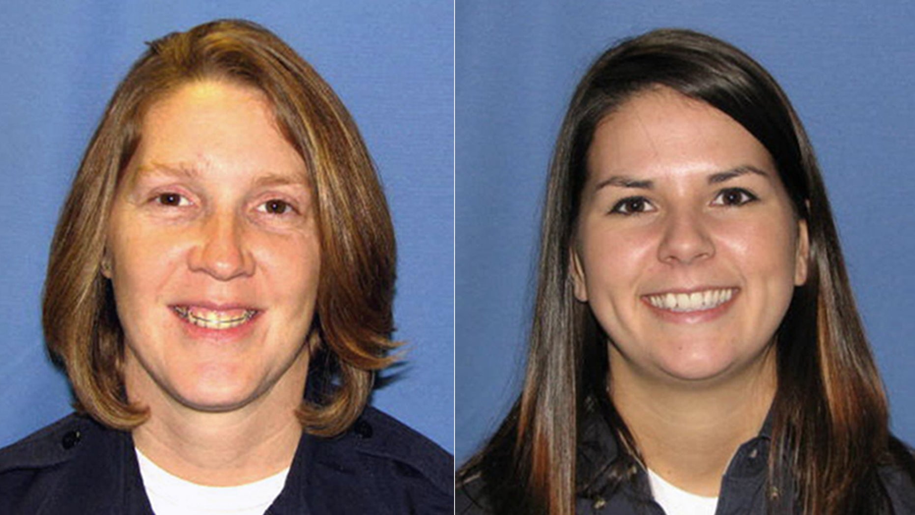 Officer Donna Lesher, left, and Detective Tabitha McCrillis.