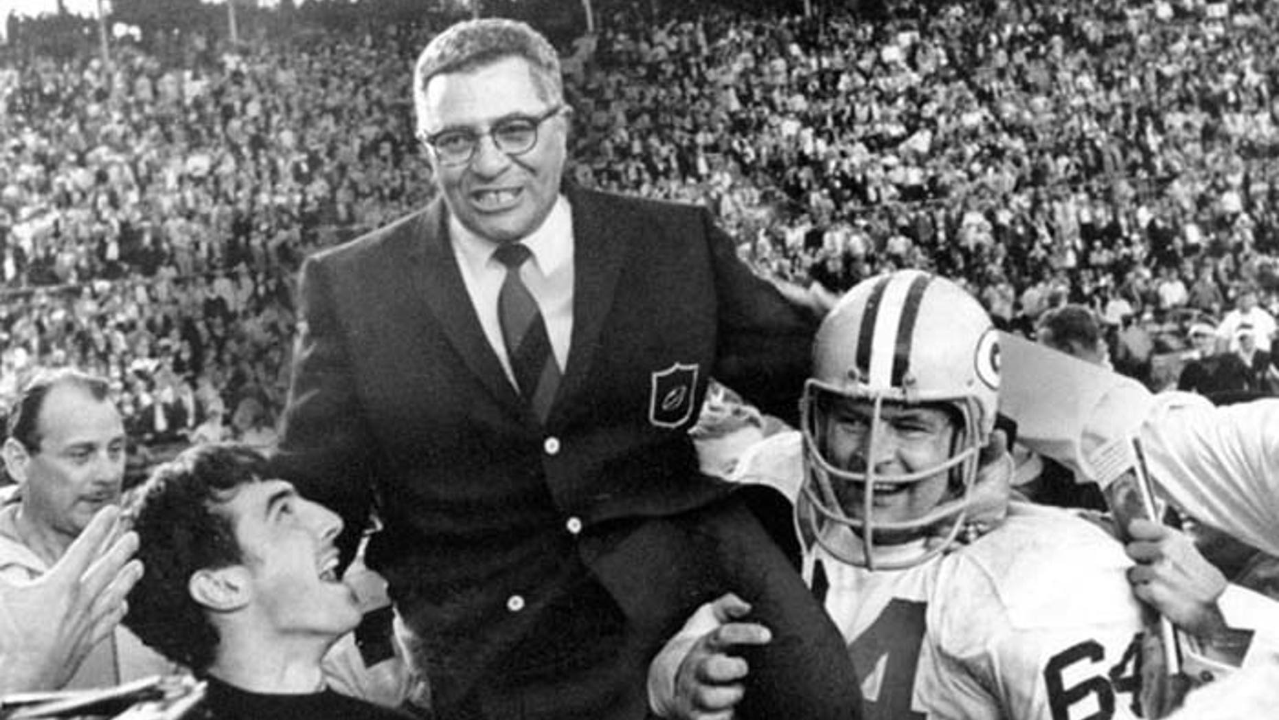 Legendary Packers Coach Vince Lombardi would win the Super Bowl again in 1968, but died just two years later. (AP)
