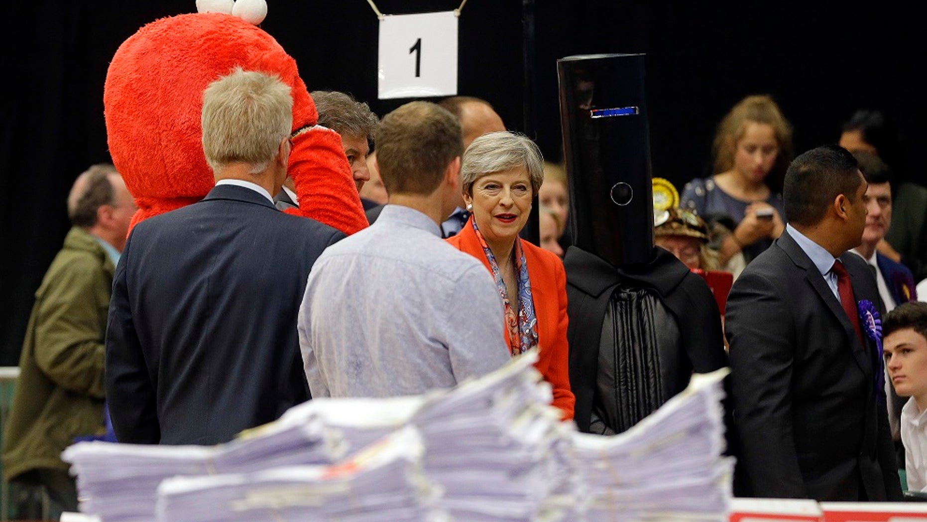Lord Buckethead, who ran on a platform of powerful but “not entirely stable leadership,” received 249 votes in Britain’s general election.
