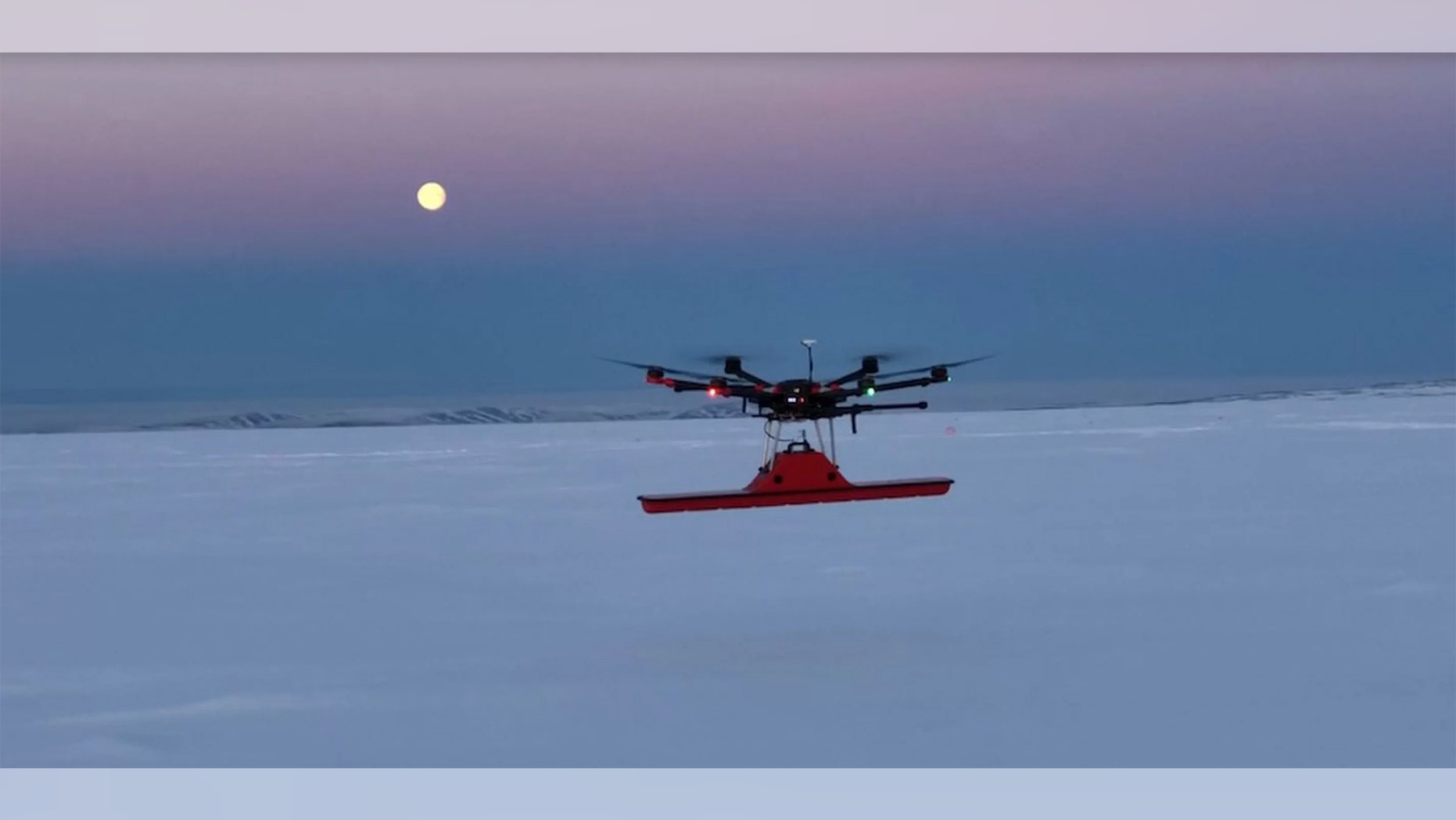 A World War II airplane that was lost in Greenland decades ago has been found deep beneath glacial ice. The warplane was part of the so-called Lost Squadron, and was first spotted by an aerial drone, though a ground-based survey confirmed the location. Searchers hope to eventually melt the ice and recover the warplane. Credit: Hot Point Solutions