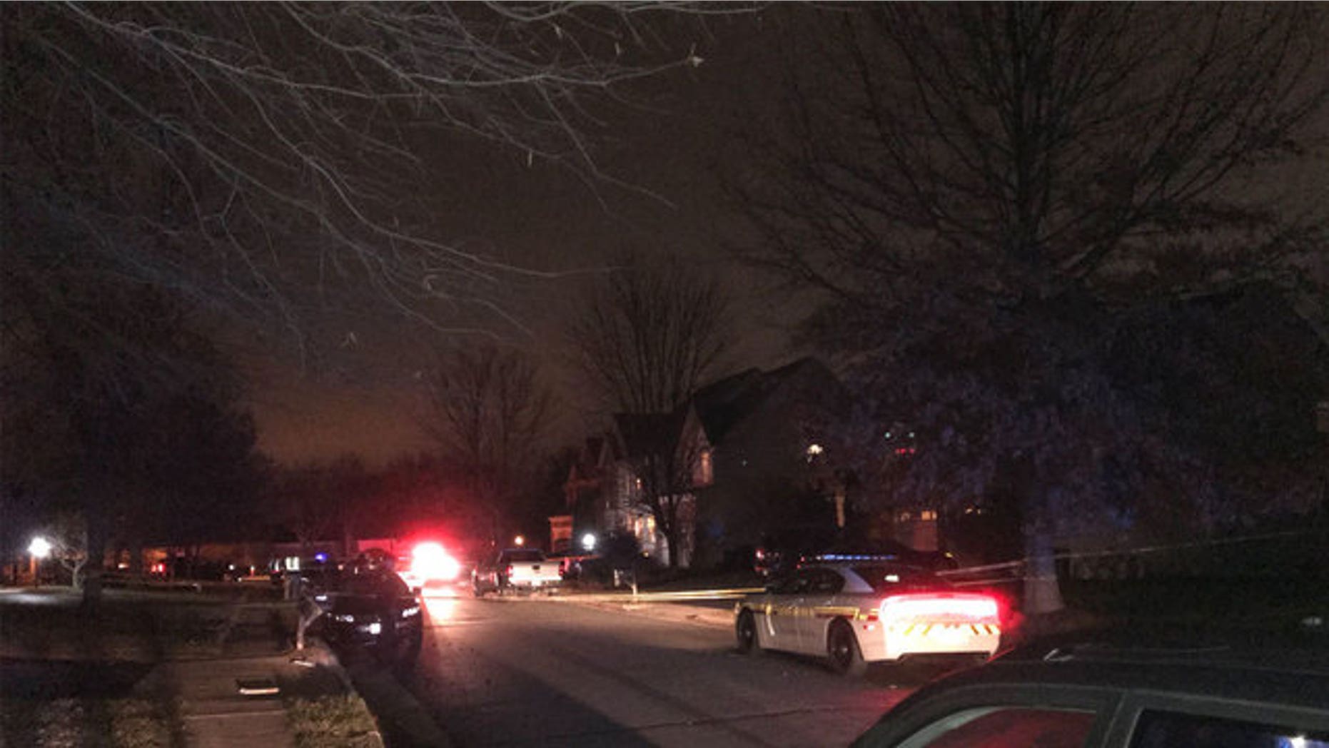 A female deputy suffered a gunshot wound to the leg and another male deputy suffered gunshot wounds to his arm and both legs, police said.