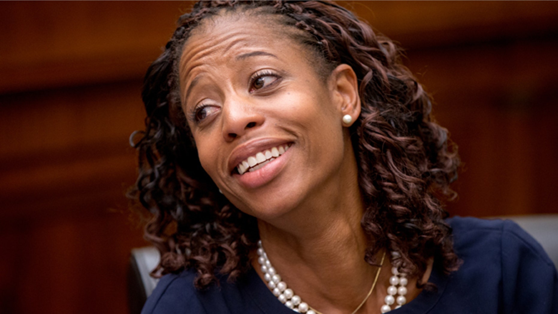June 17, 2015: Rep. Mia Love, R-Utah appears on Capitol Hill in Washington. (AP)